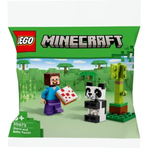 LEGO 30672 Minecraft Steve and Baby Panda
