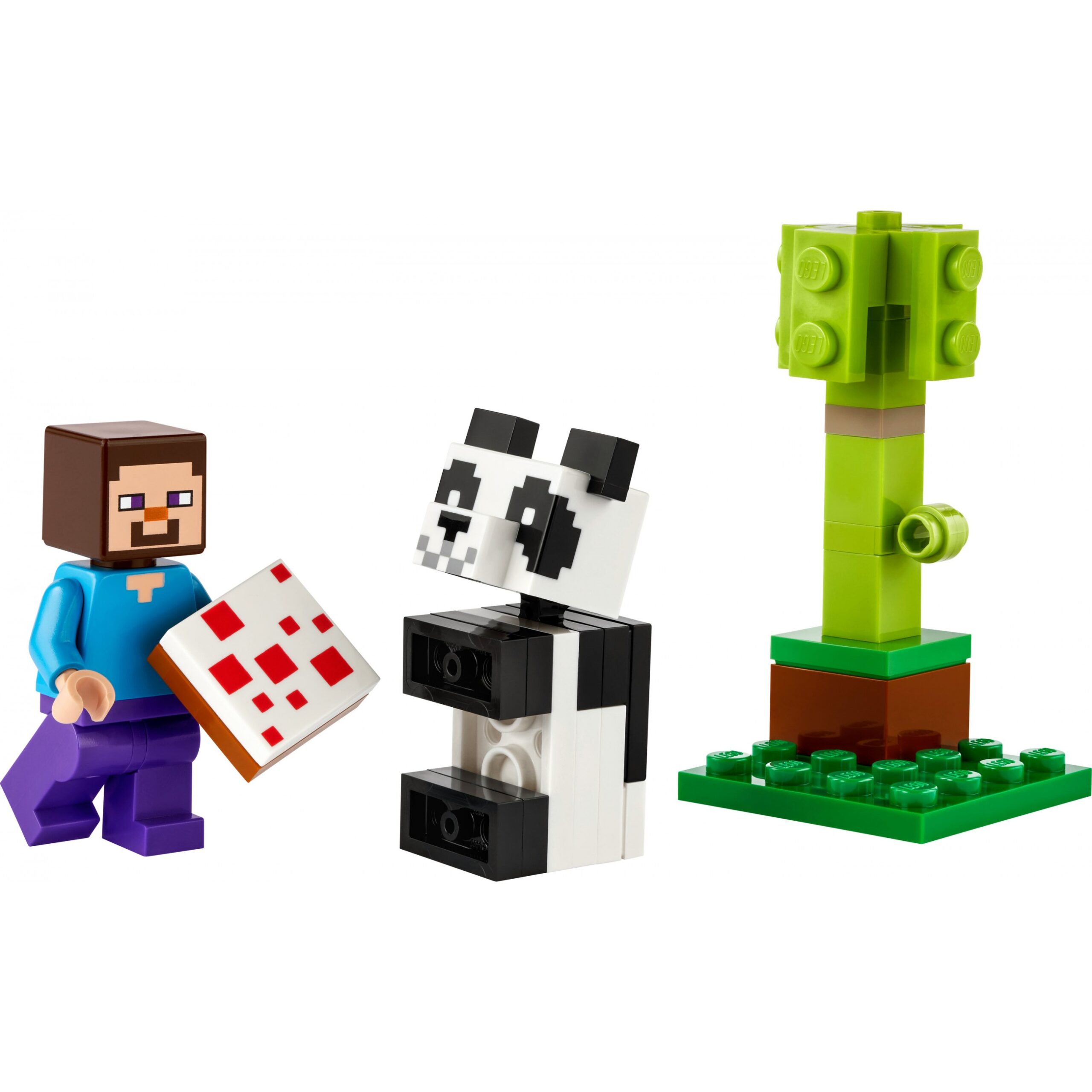 LEGO 30672 Minecraft Steve and Baby Panda - Figura 2