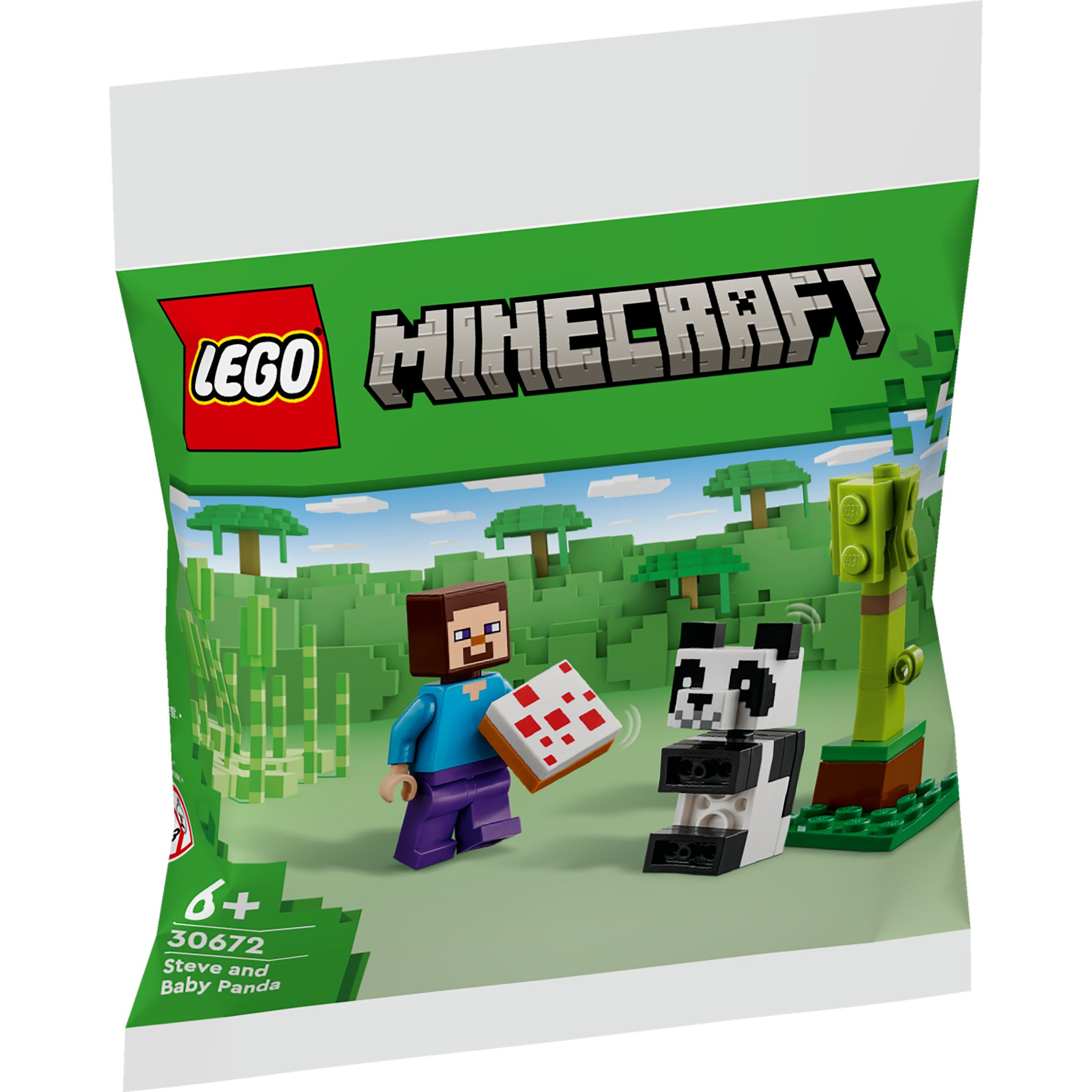 LEGO 30672 Minecraft Steve and Baby Panda - Figura 4