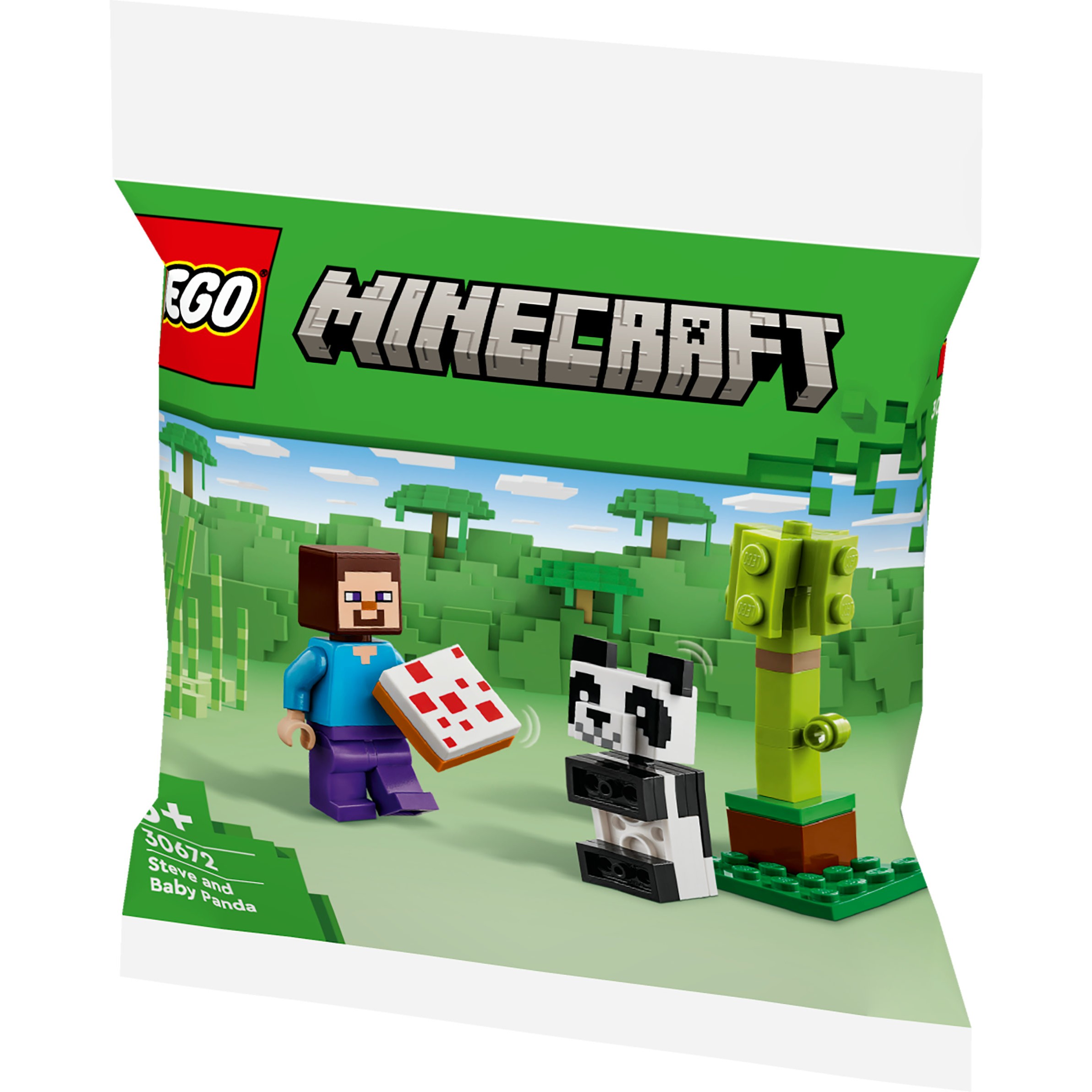 LEGO 30672 Minecraft Steve and Baby Panda - Figura 5