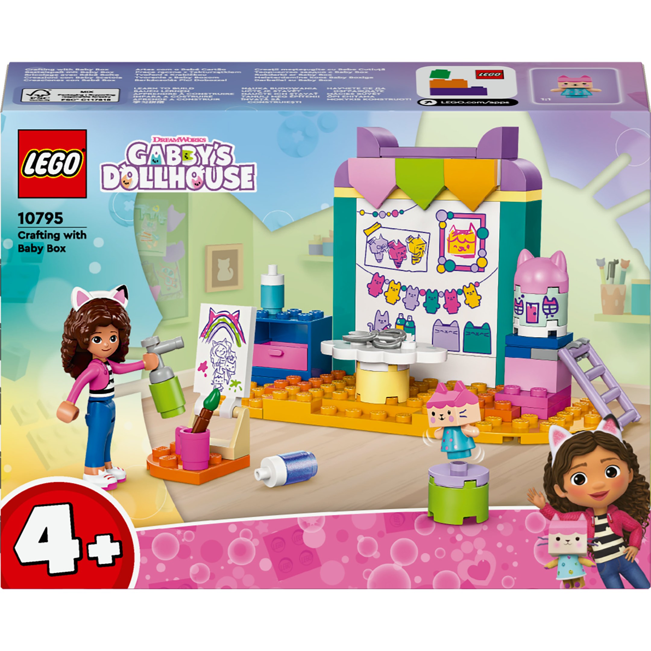 LEGO 10795 Gabby's Dollhouse Crafting with Baby Box