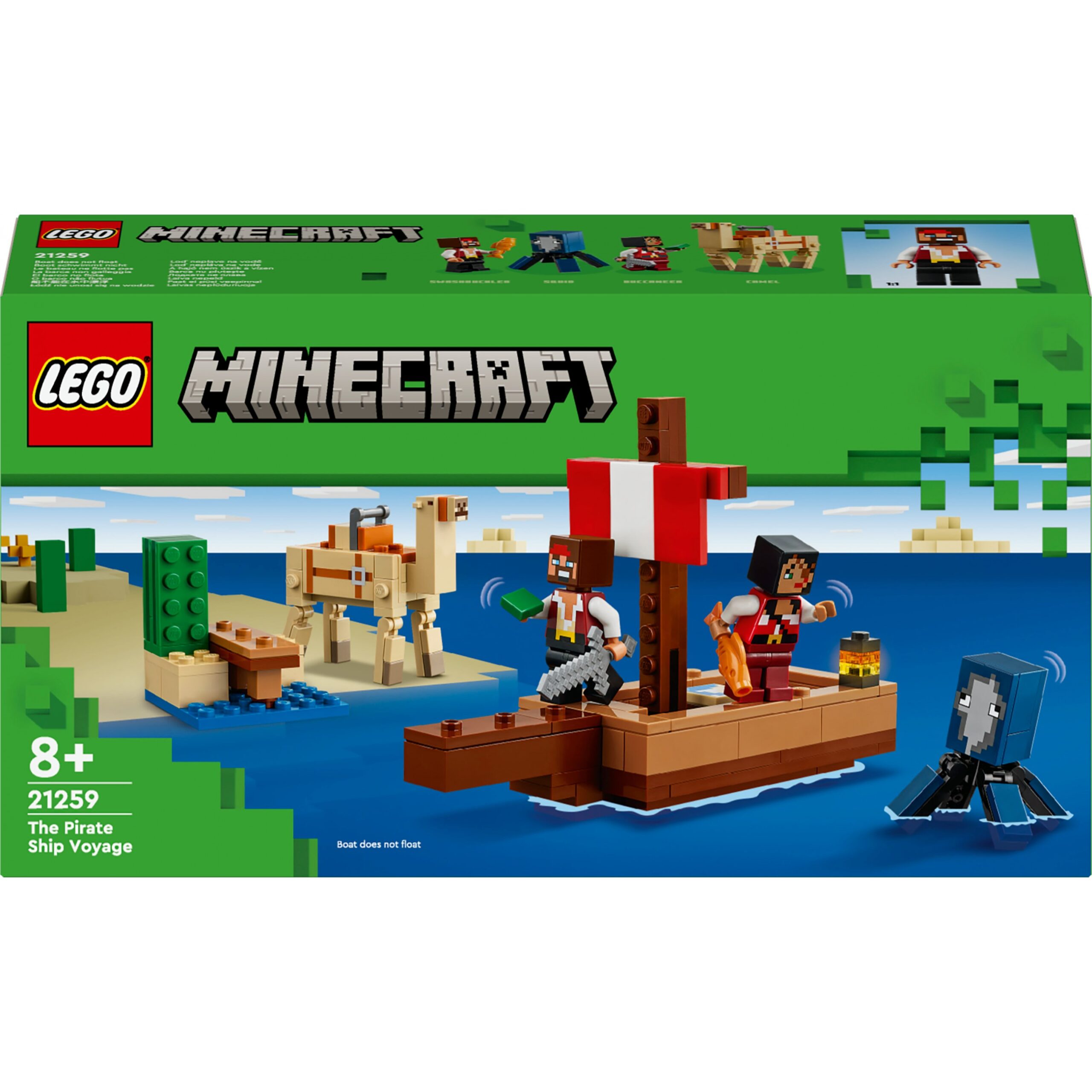 LEGO 21259 Minecraft The Pirate Ship Voyage
