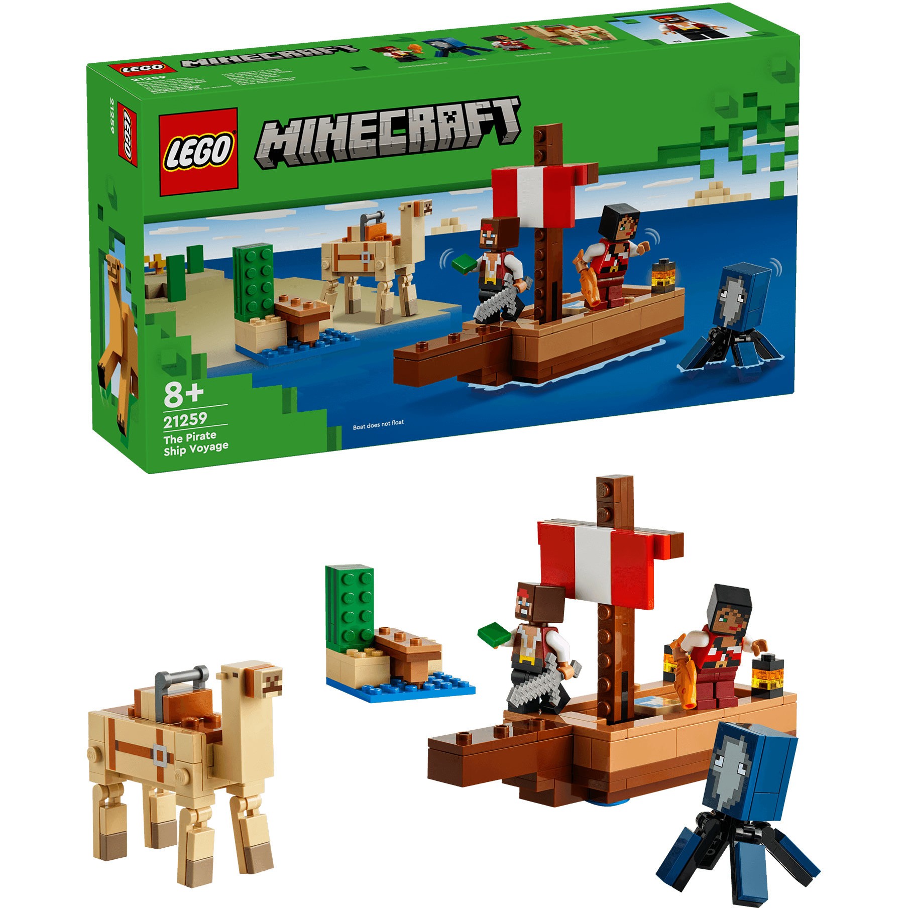 LEGO 21259 Minecraft The Pirate Ship Voyage - Figura 3