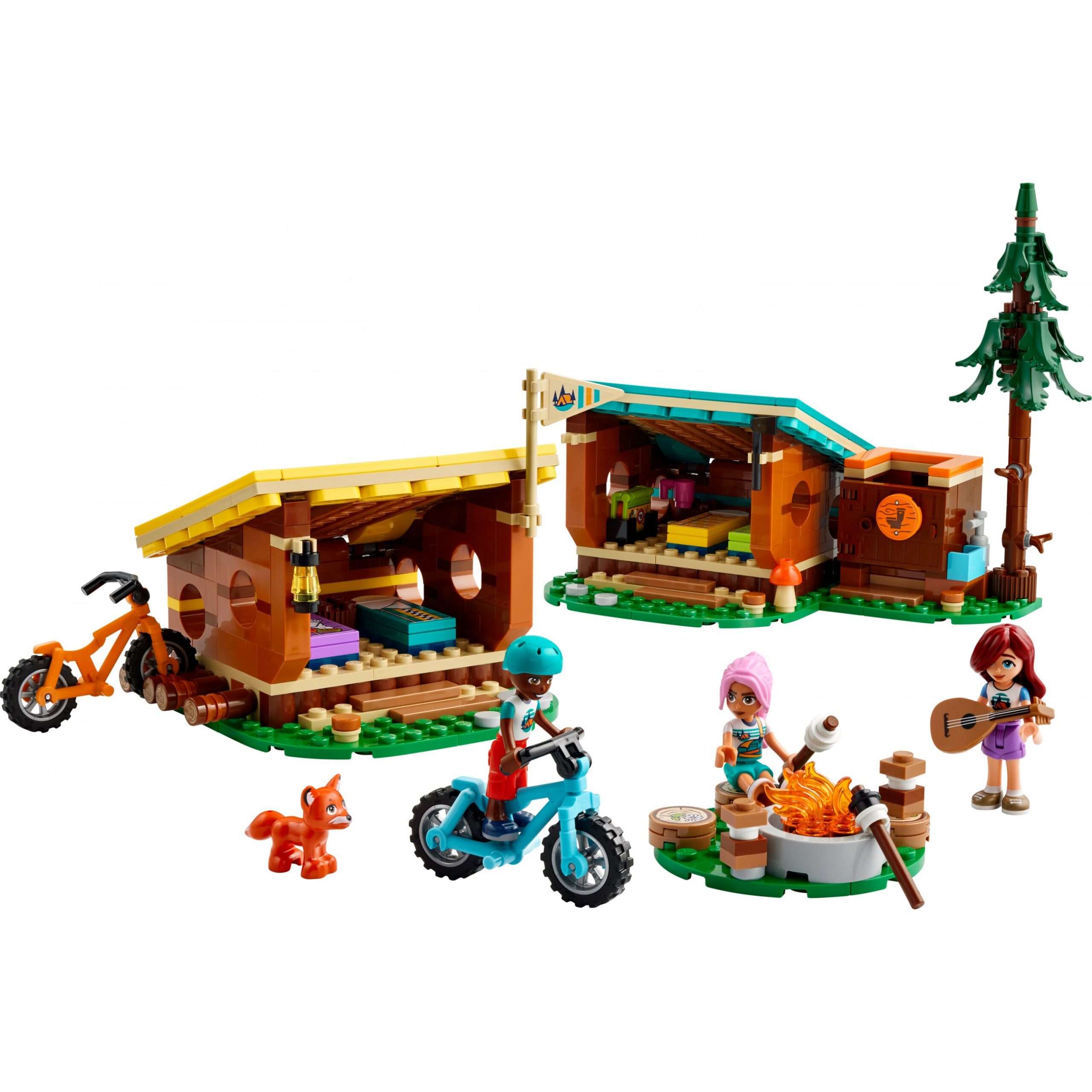 LEGO 42624 Friends: Cozy Cabins at the Adventure Camp - Figura 2