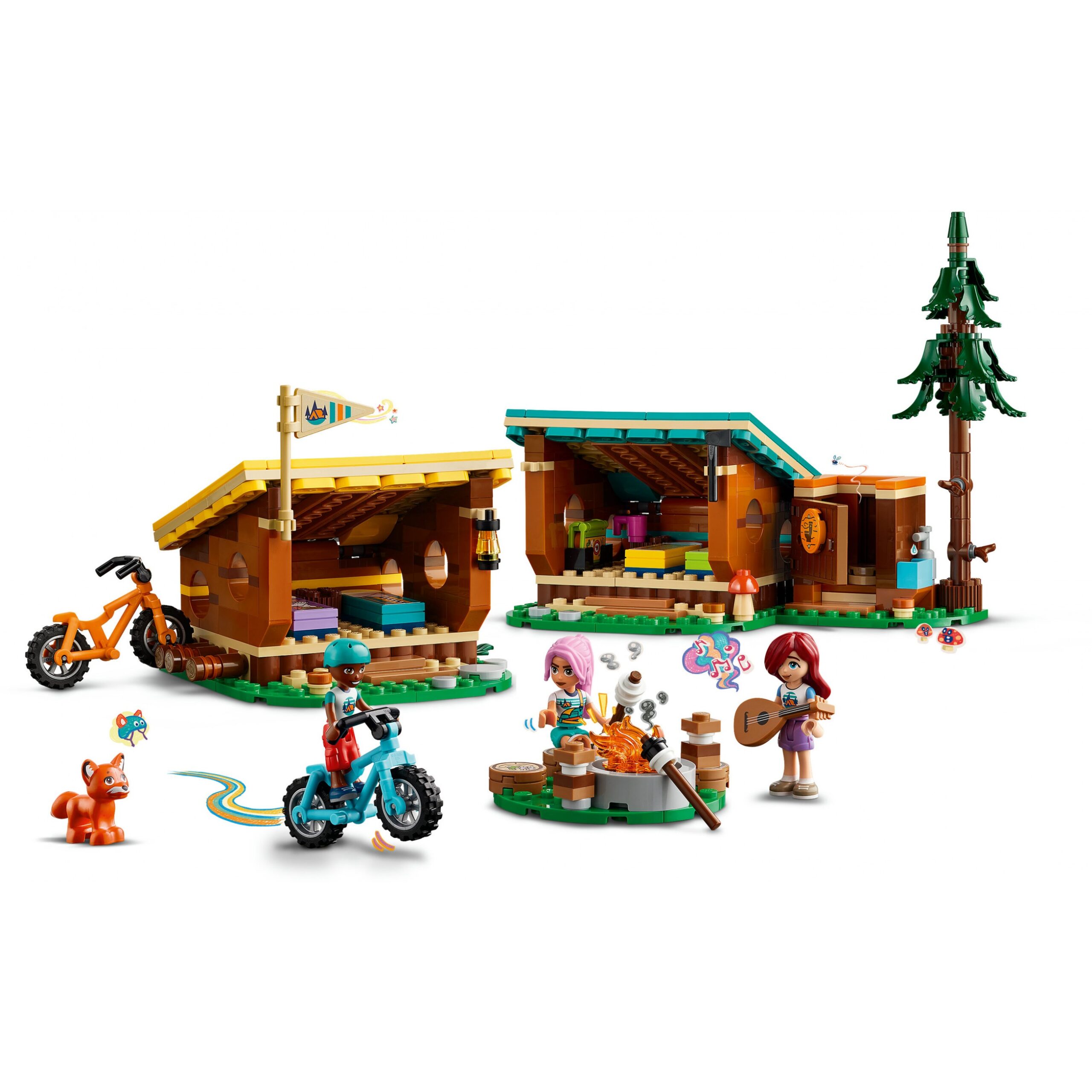 LEGO 42624 Friends: Cozy Cabins at the Adventure Camp - Figura 5