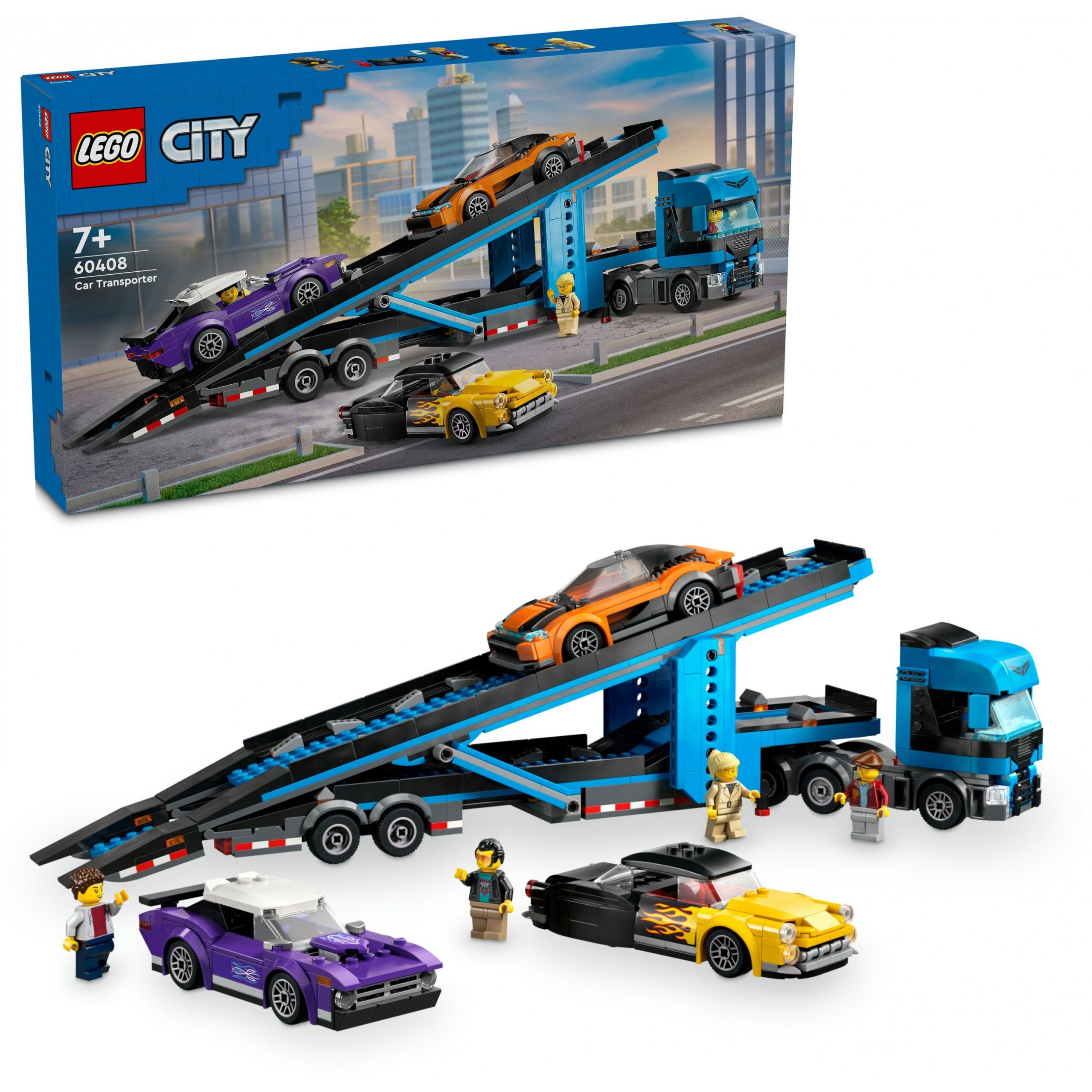 LEGO 60408 City: Car Transporter with Sports Car - Figura 3
