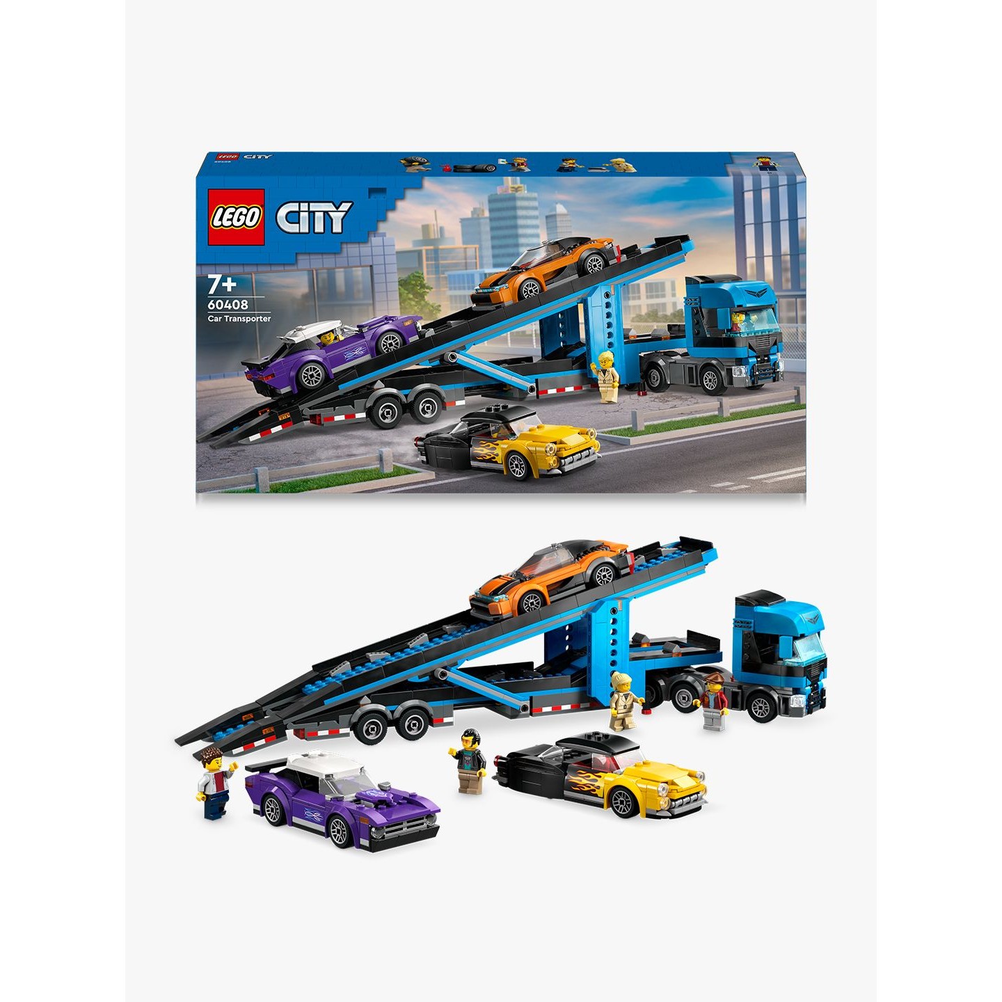 LEGO 60408 City: Car Transporter with Sports Car - Figura 4