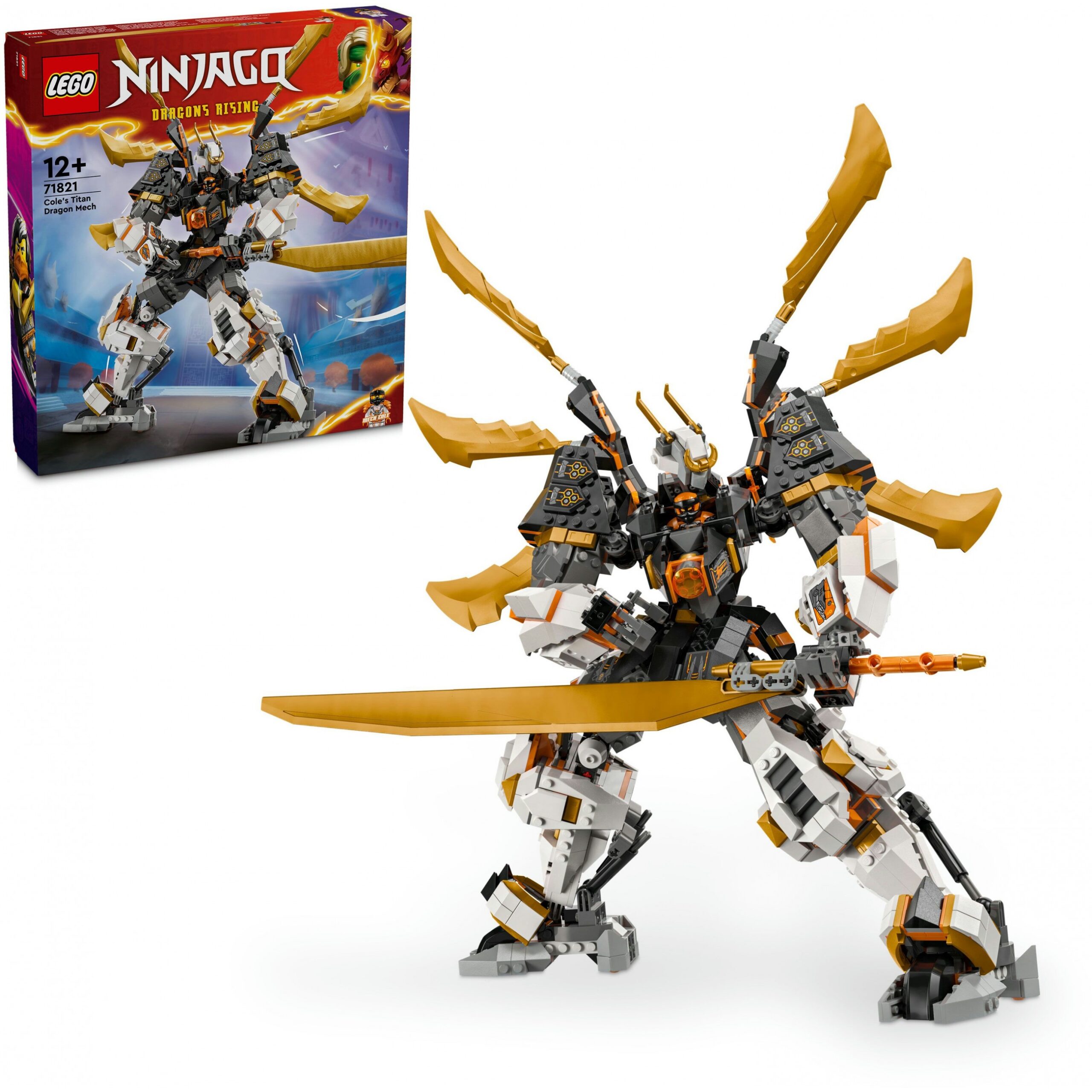 LEGO 71821 Ninjago: Cole’s Titanium Dragon Mech - Figura 3