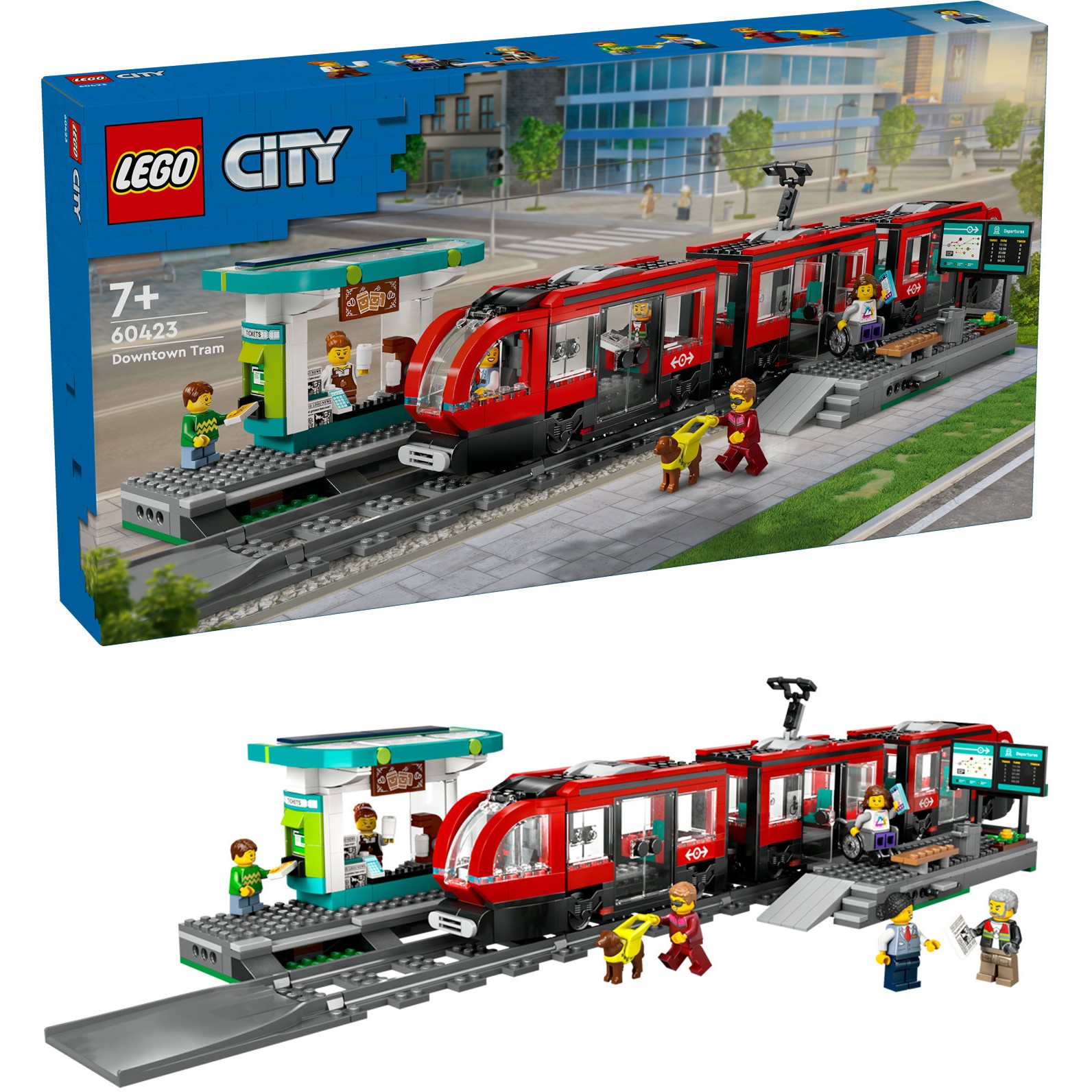 LEGO 60423 City: Tram with Stop - Figura 3