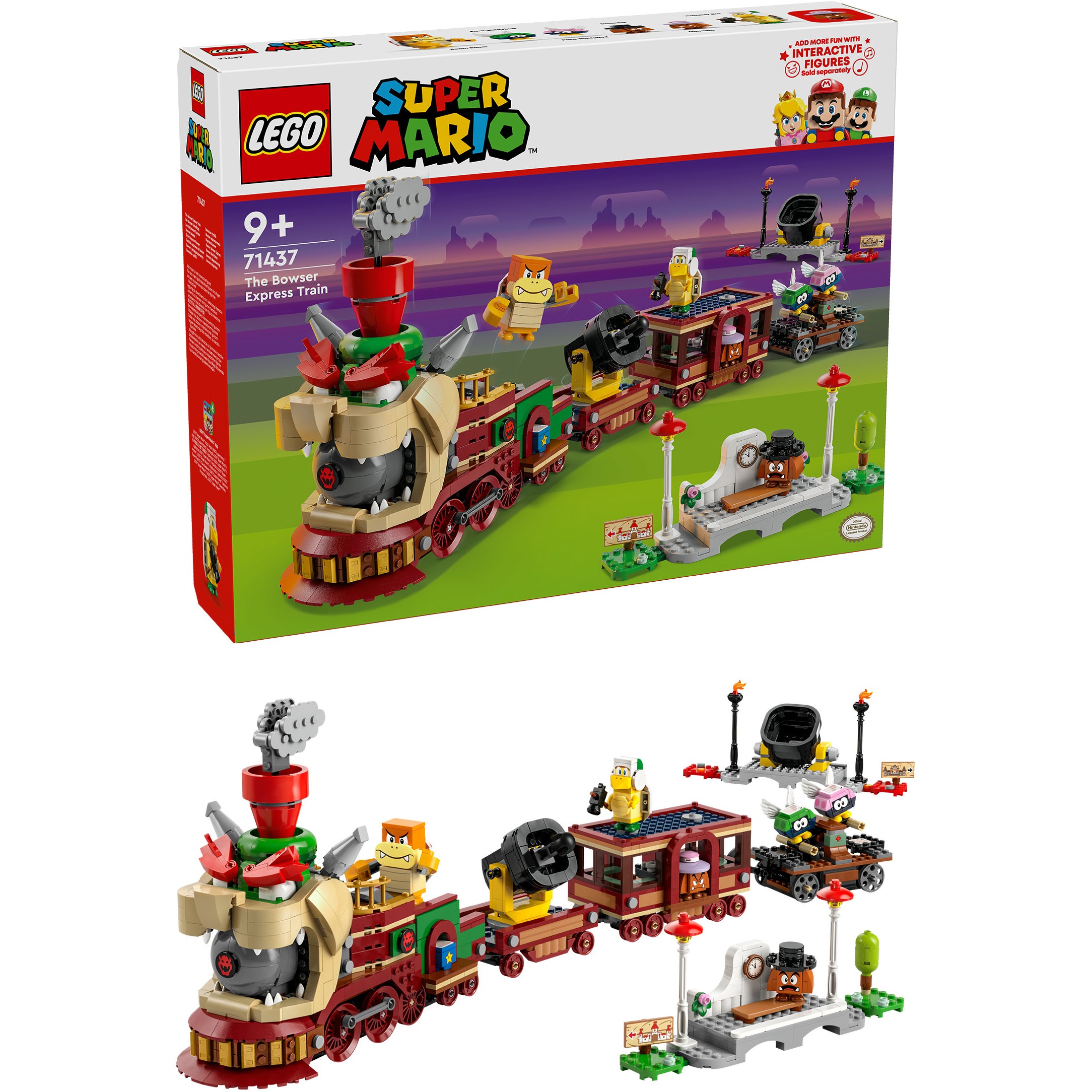 LEGO 71437 Super Mario The Bowser Express - Figura 3