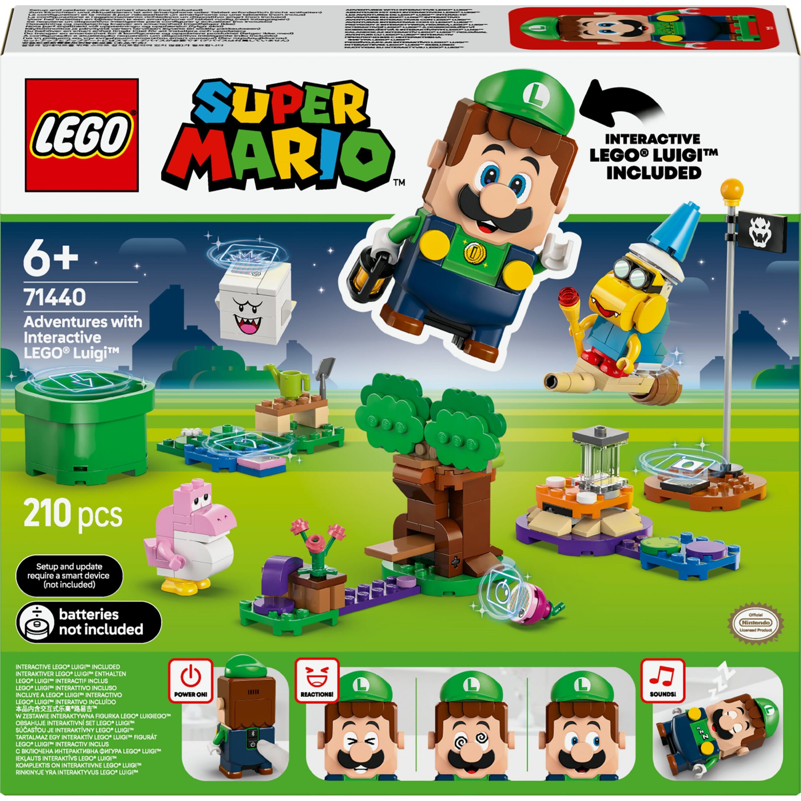 LEGO 71440 Super Mario Adventure with the Interactive LEGO Luigi