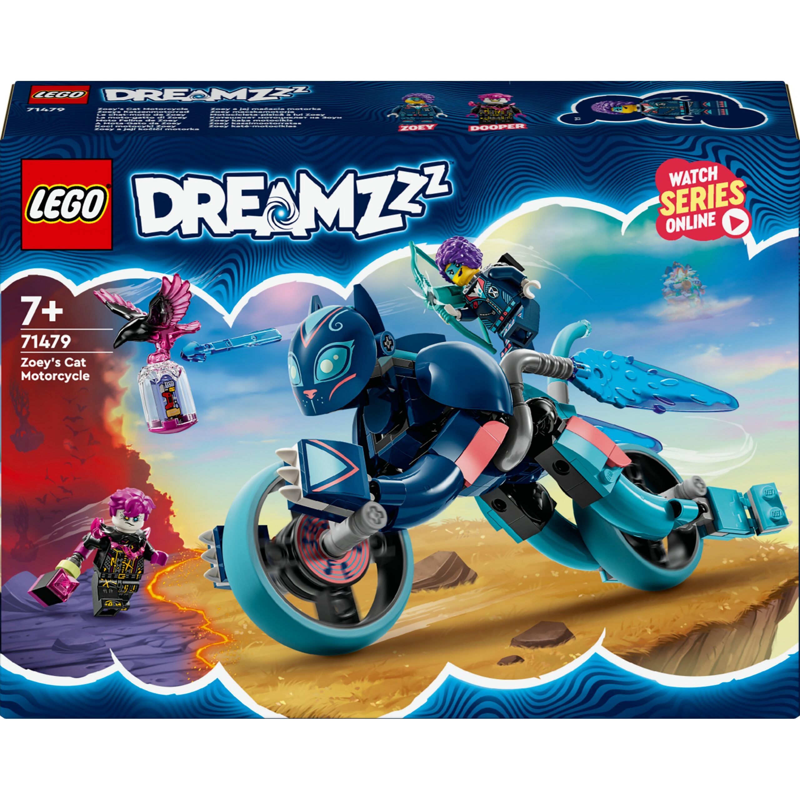 LEGO 71479 DREAMZzz Zoey’s Cat Motorcycle