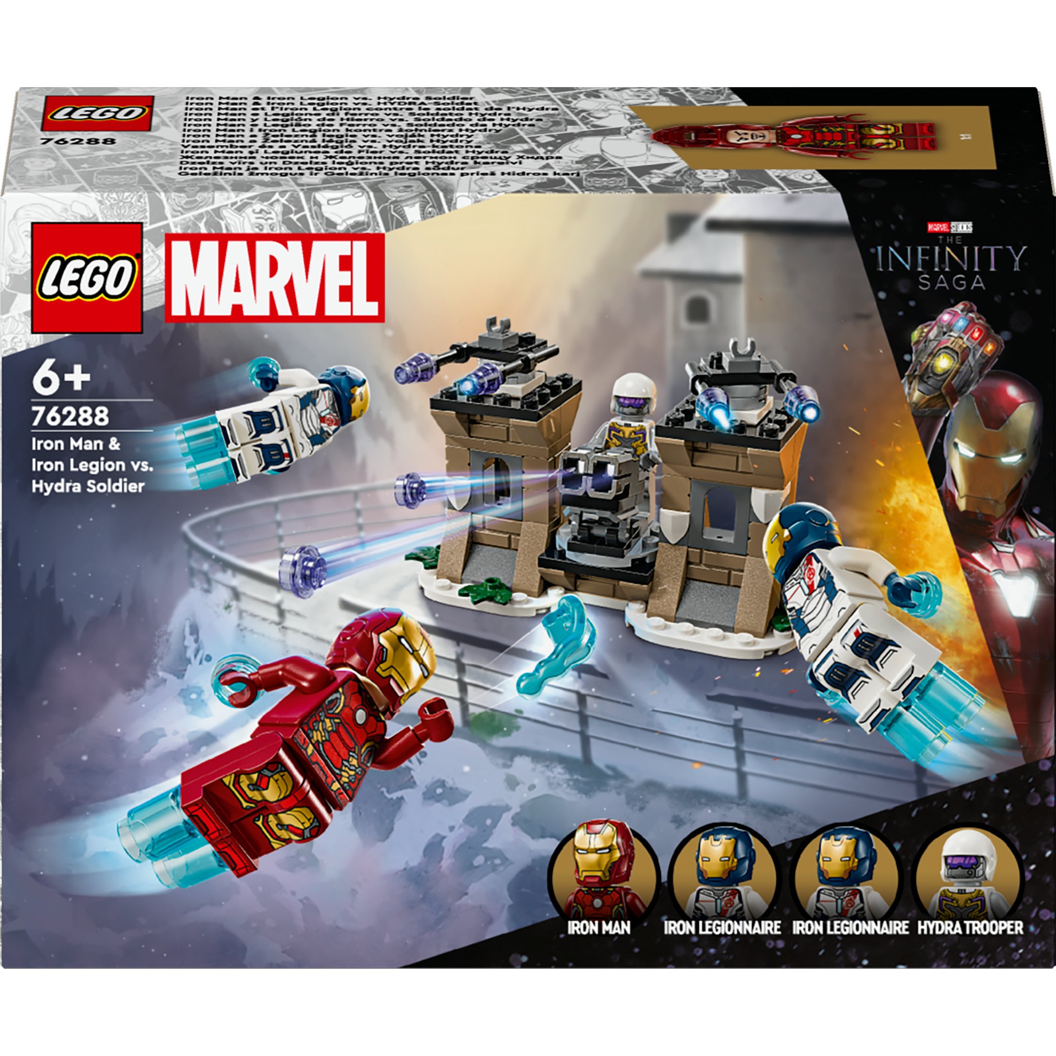 LEGO 76288 Marvel Super Heroes Iron Man & Iron Legion vs. HYDRA Soldier