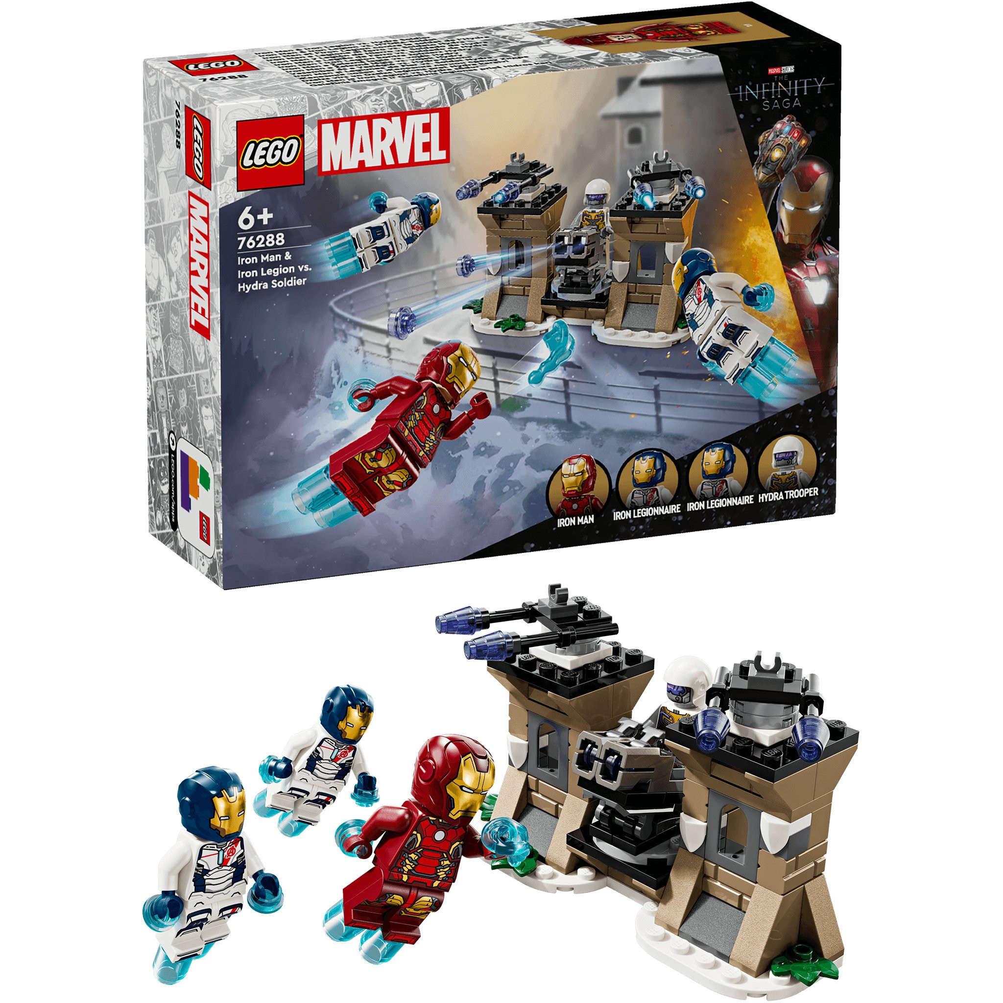 LEGO 76288 Marvel Super Heroes Iron Man & Iron Legion vs. HYDRA Soldier - Figura 3