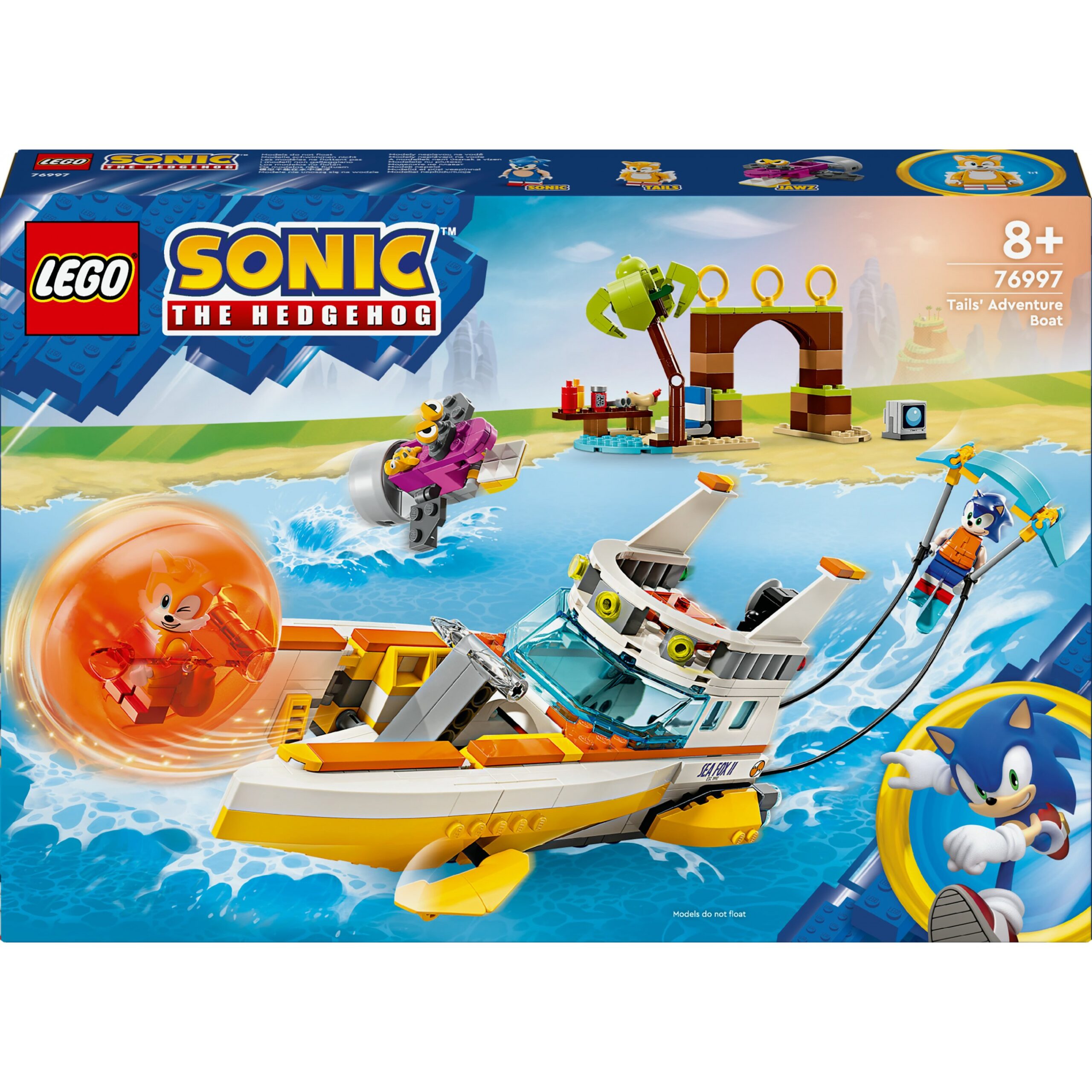 LEGO 76997 Sonic the Hedgehog Tails’ Adventure Boat