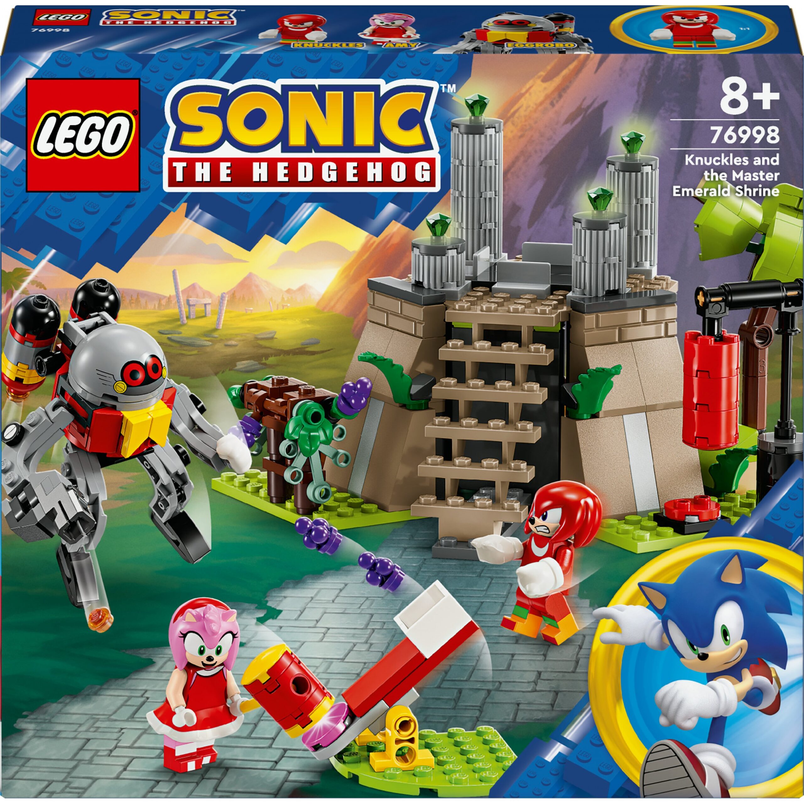 LEGO 76998 Sonic the Hedgehog Knuckles and the Shrine of the Master Emerald