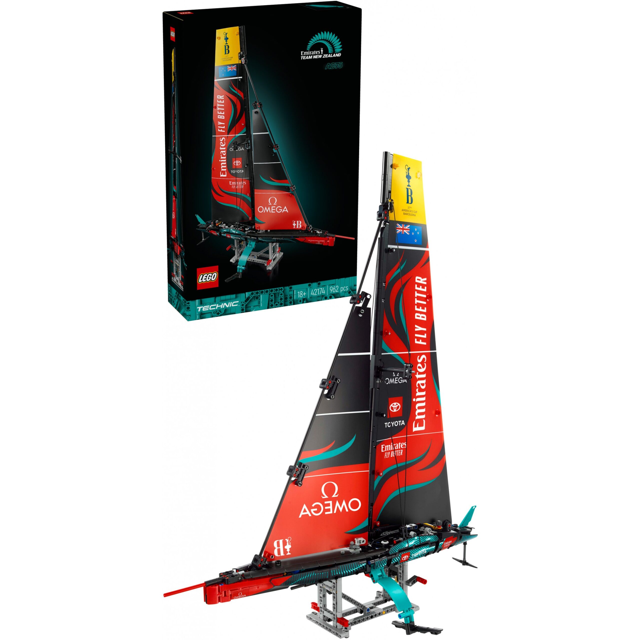 LEGO 42174 Technic Emirates Team New Zealand AC75 Racing Yacht - Figura 3