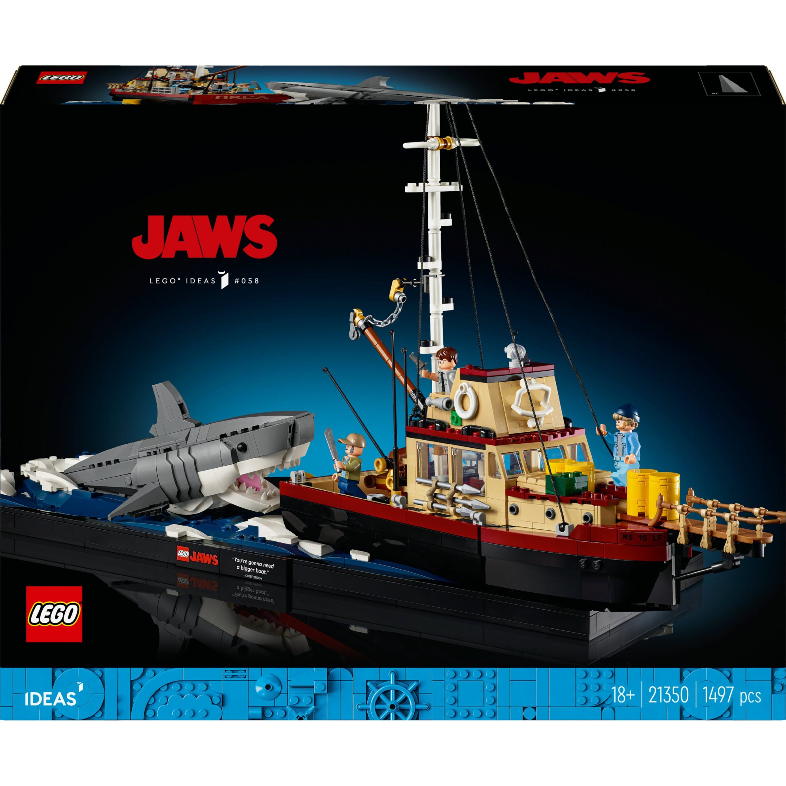 LEGO 21350 Ideas The White Shark