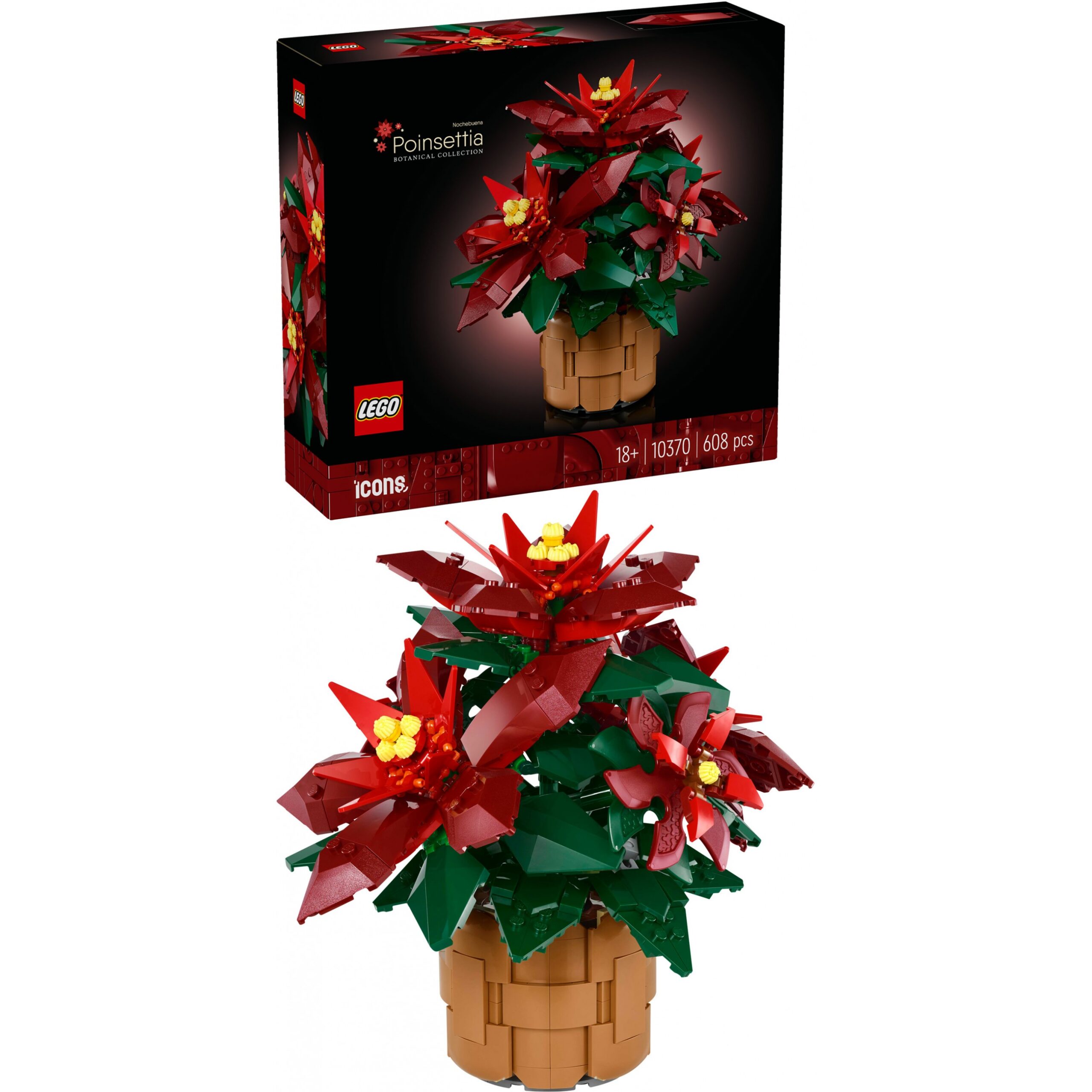 LEGO 10370 Icons Poinsettia - Figura 3