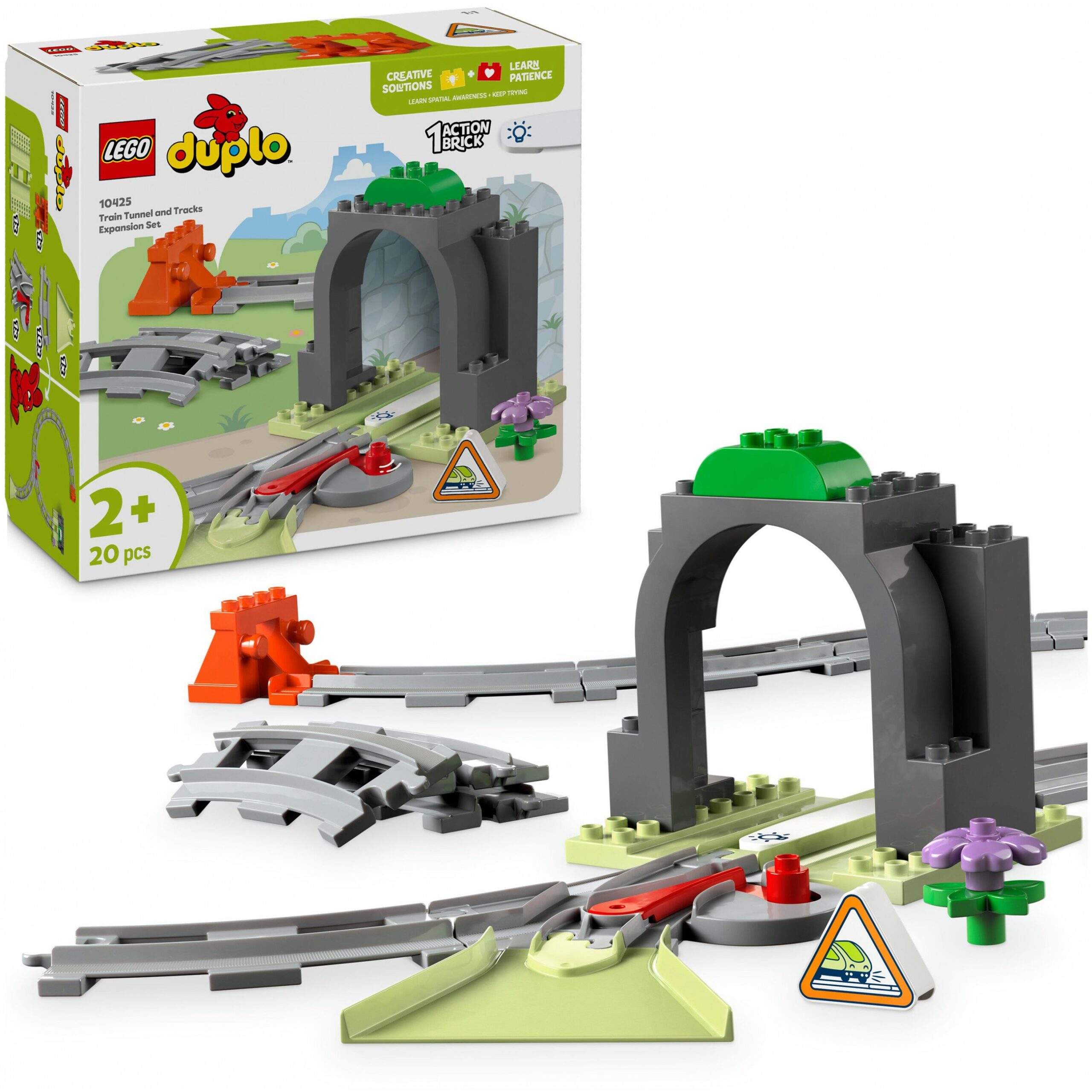 LEGO 10425 DUPLO Town Railway Tunnel and Track Expansion Set - Figura 3