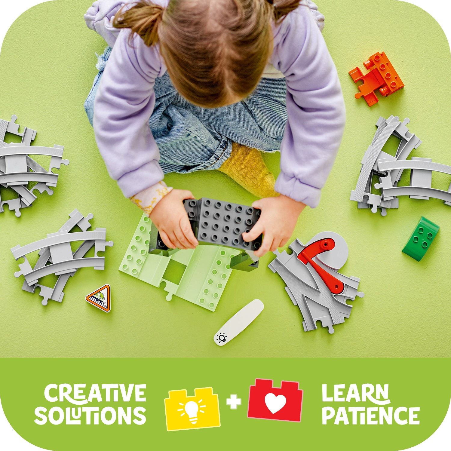 LEGO 10425 DUPLO Town Railway Tunnel and Track Expansion Set - Figura 5