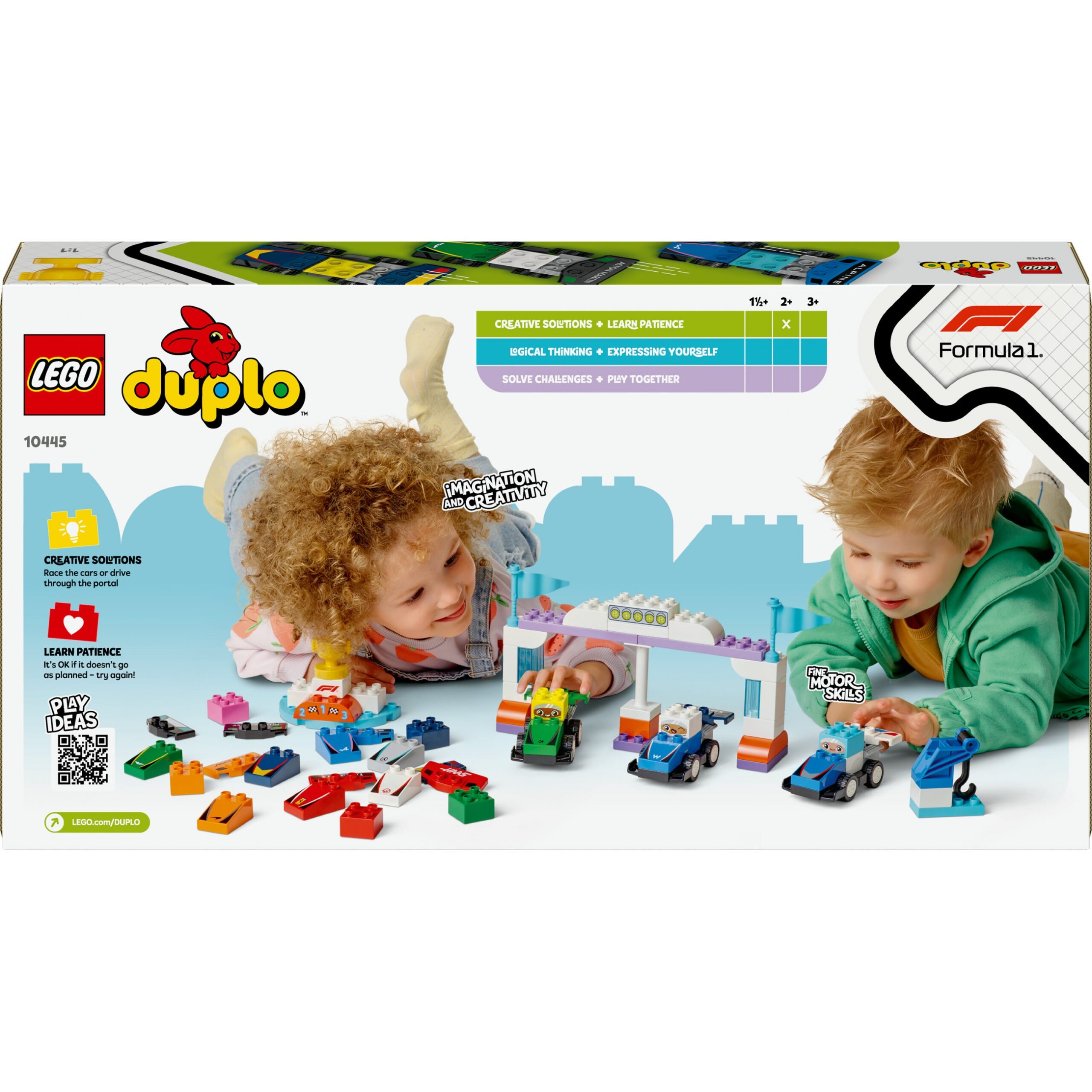 LEGO 10445 DUPLO F1 Team Race Cars with Race Drivers - Figura 4