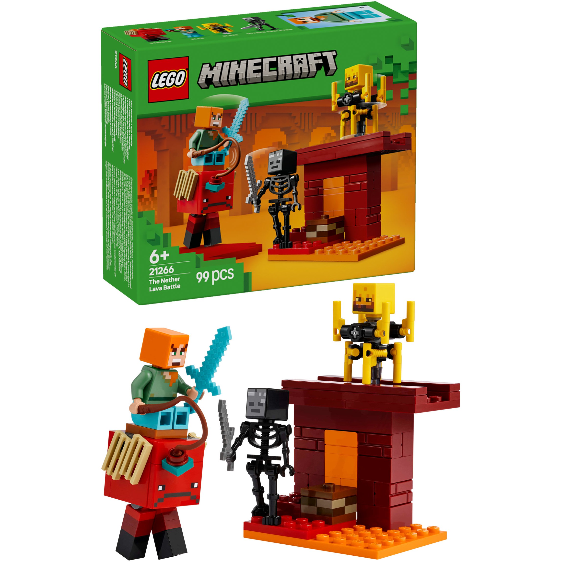 LEGO 21266 Minecraft The Lava Duel in the Nether - Figura 3