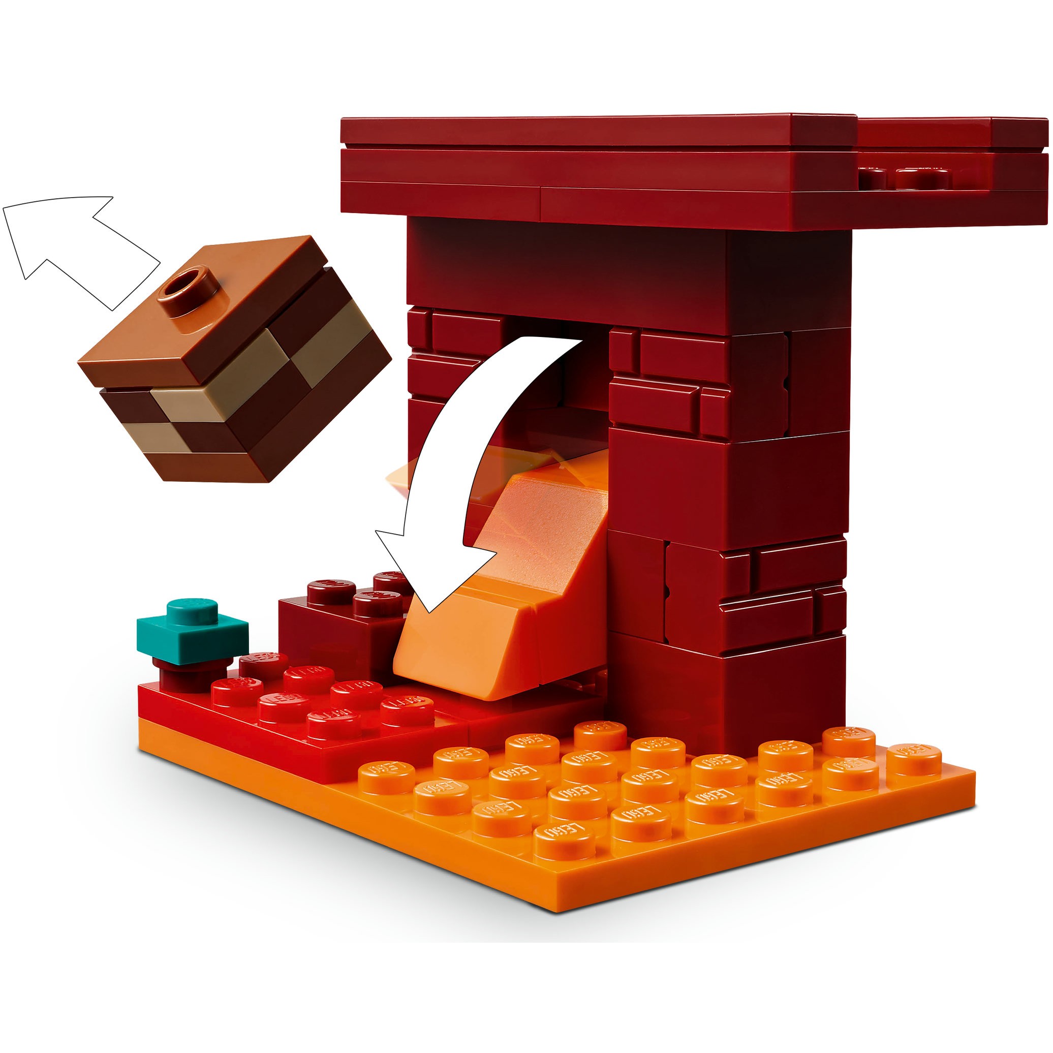 LEGO 21266 Minecraft The Lava Duel in the Nether - Figura 5