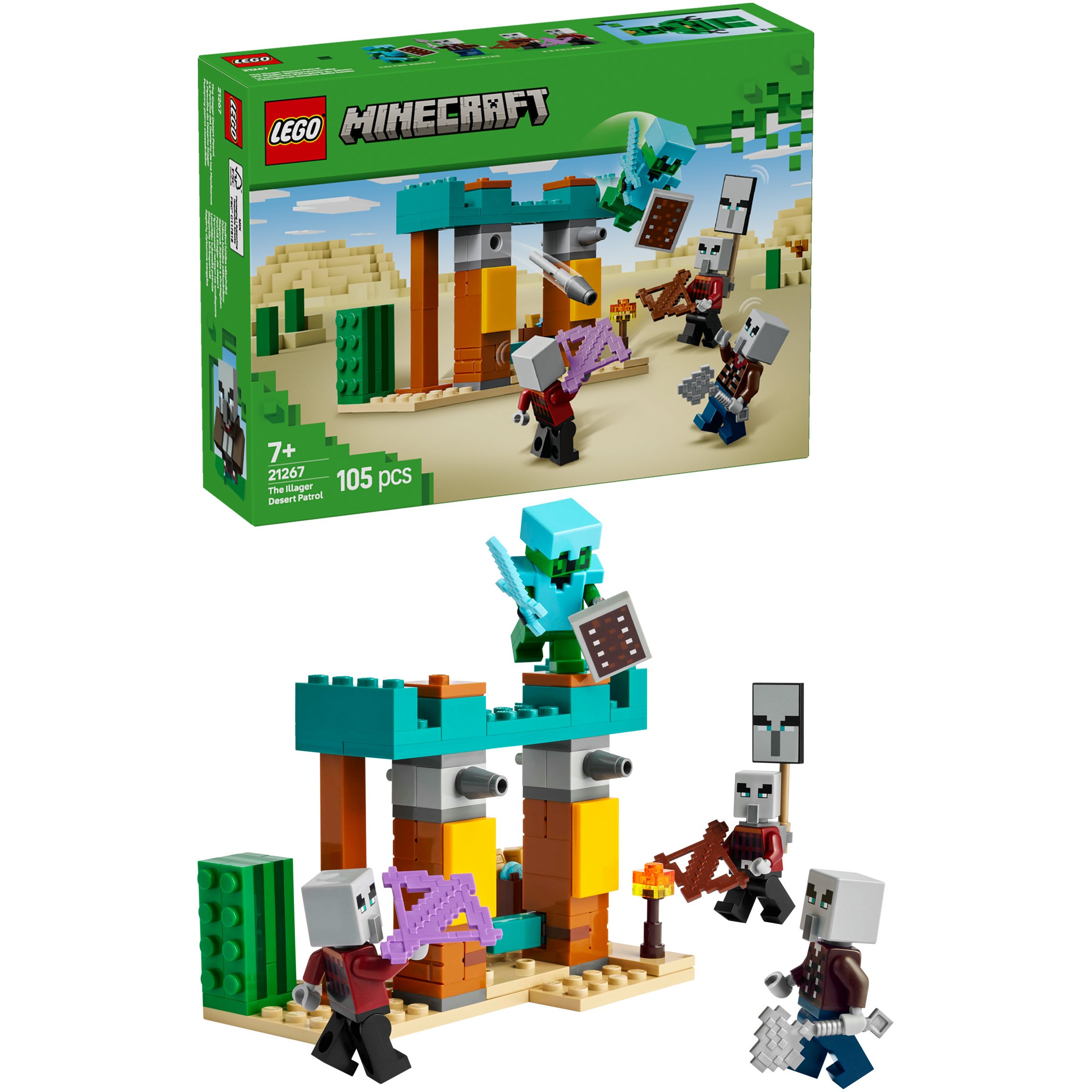 LEGO 21267 Minecraft The Illager Desert Patrol - Figura 3