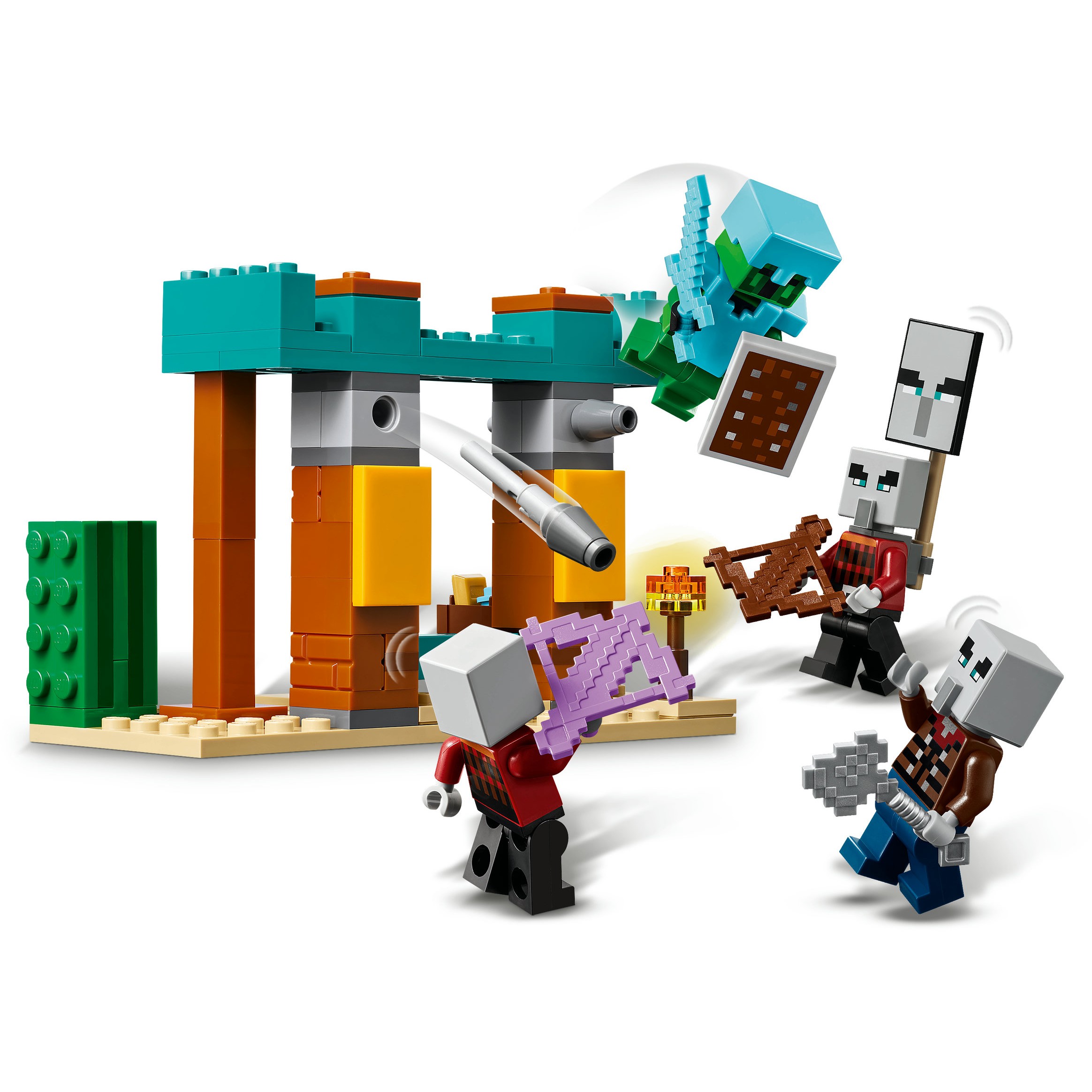 LEGO 21267 Minecraft The Illager Desert Patrol - Figura 4