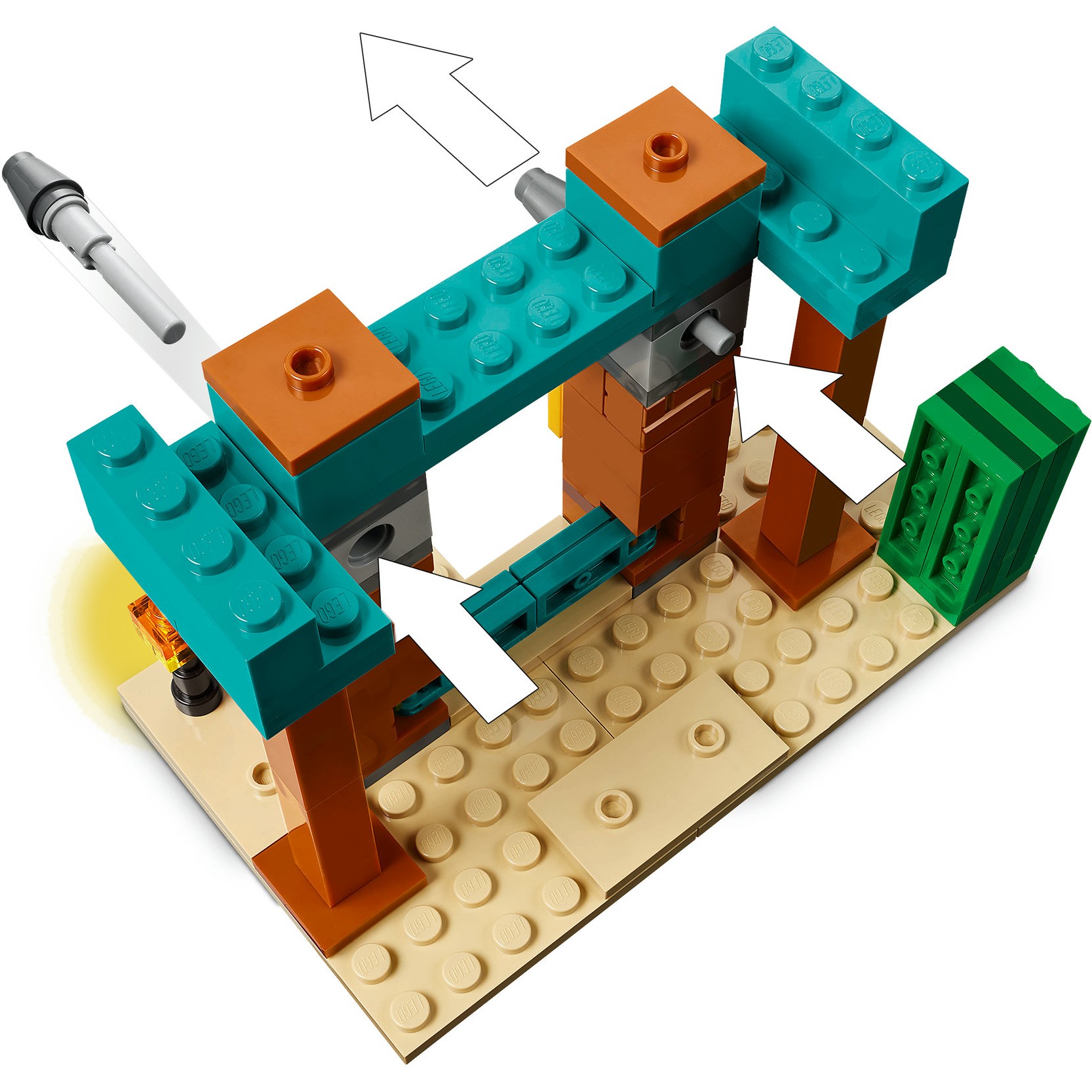 LEGO 21267 Minecraft The Illager Desert Patrol - Figura 5