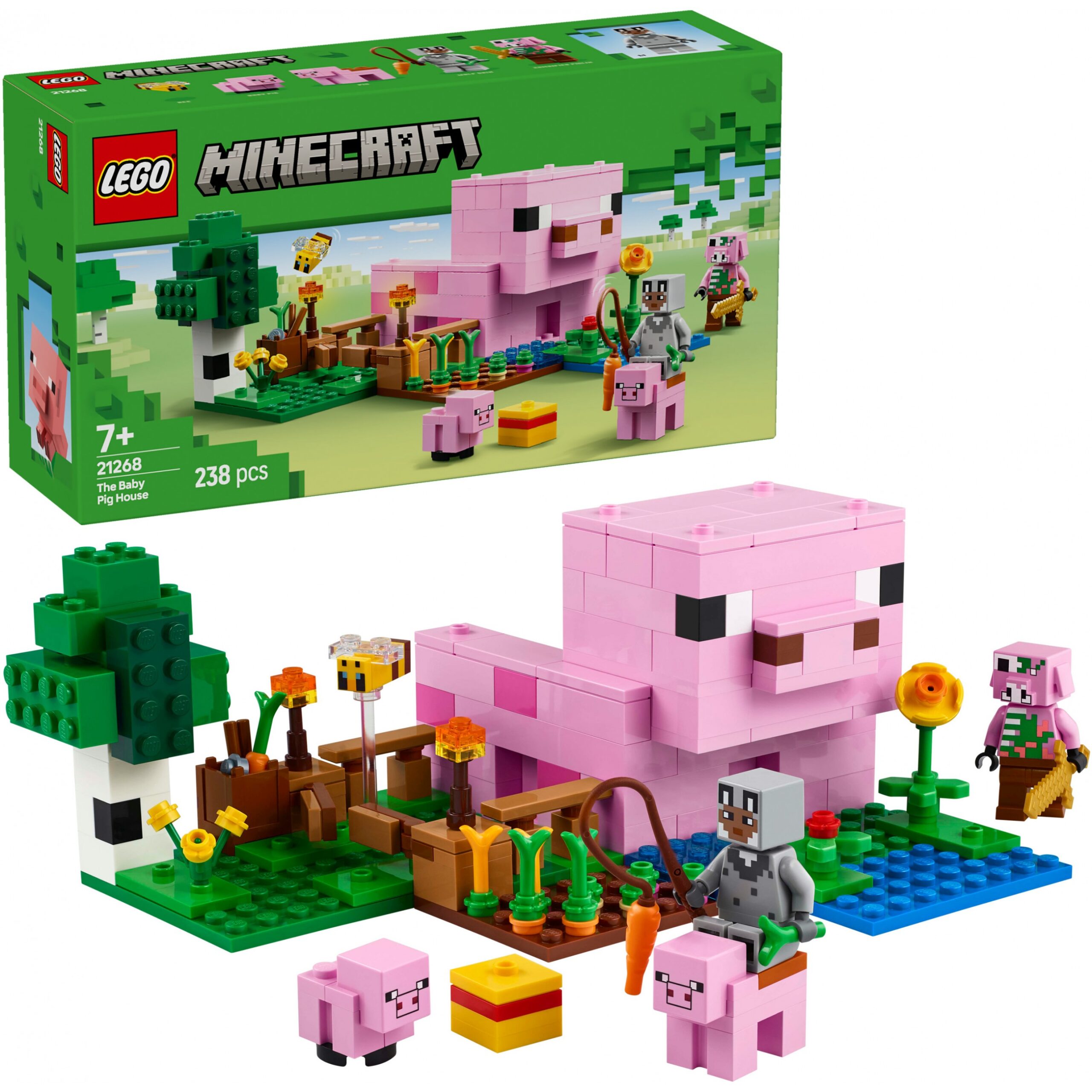LEGO 21268 Minecraft The Baby Pig House - Figura 3