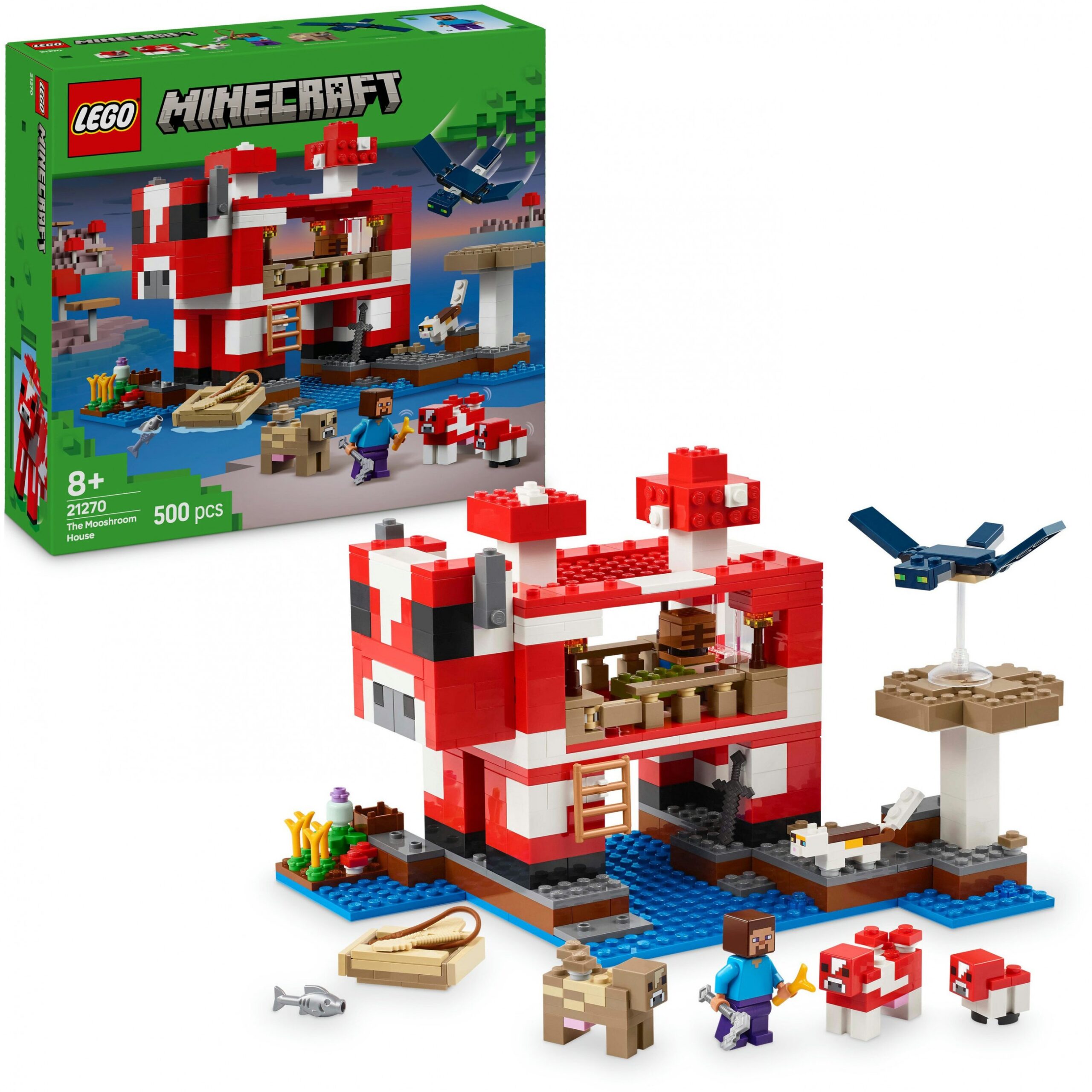 LEGO 21270 Minecraft The Mooshroom House - Figura 3