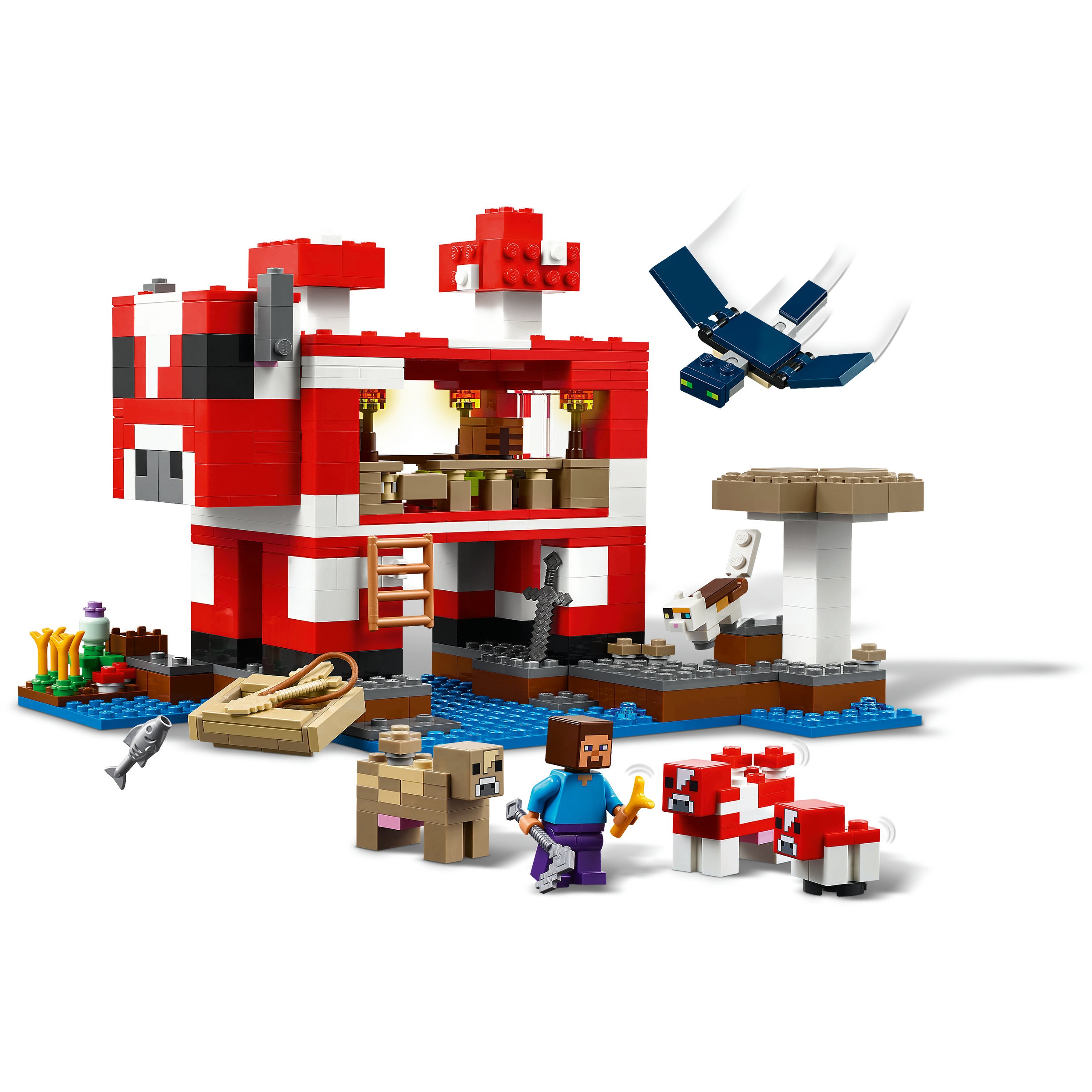 LEGO 21270 Minecraft The Mooshroom House - Figura 4