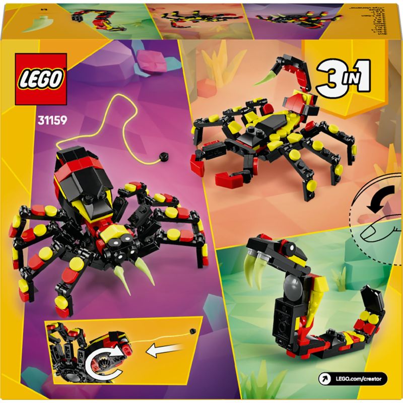 LEGO 31159 Creator 3-in-1 Wild Animals: Surprise Spider - Figura 3