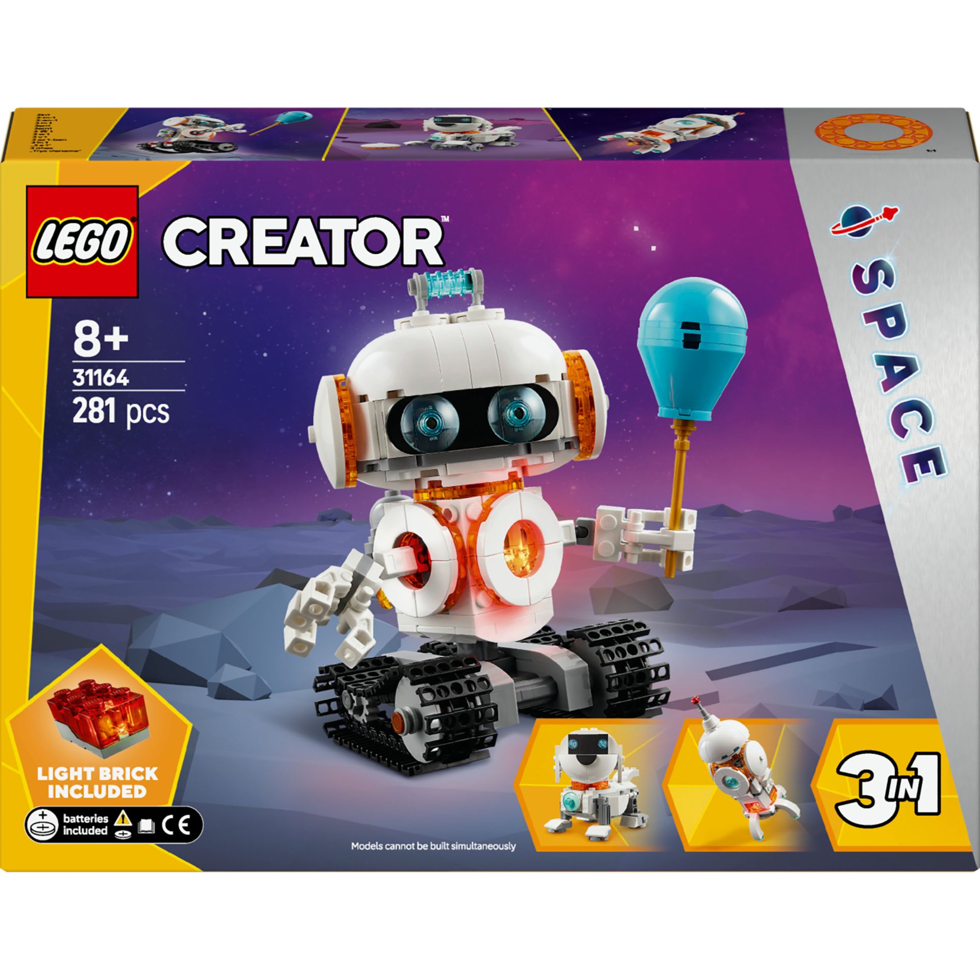 LEGO Creator 3‑in‑1 31164 – Space Robot