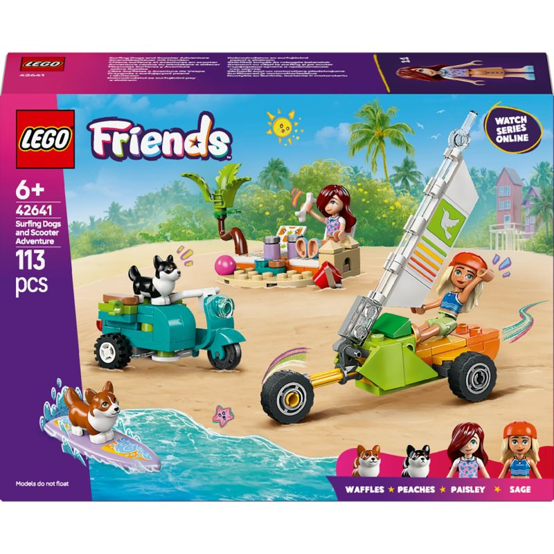 LEGO 42641 LEGO Friends Beach Adventure with Dogs