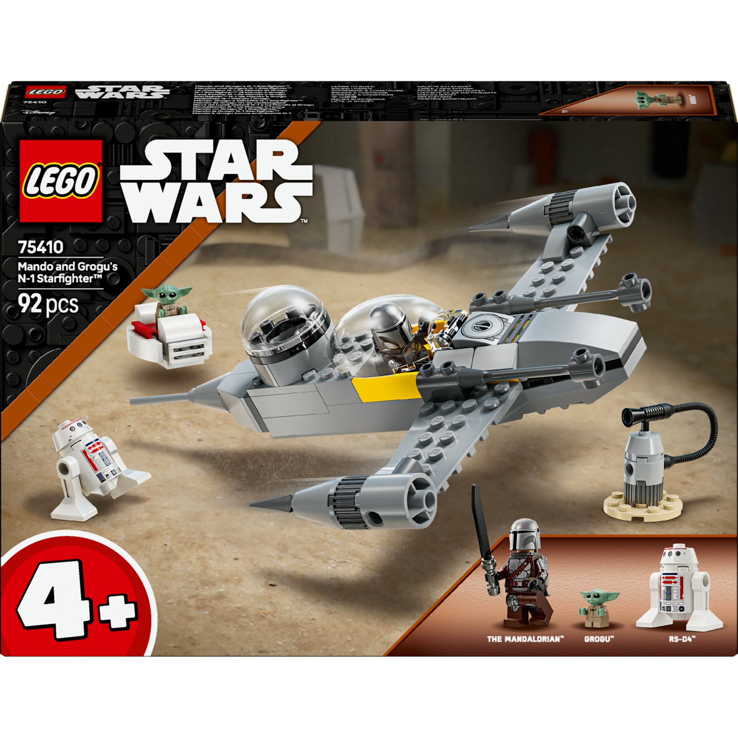 LEGO 75410 Star Wars Mando’s and Grogu’s N-1 Starfighter