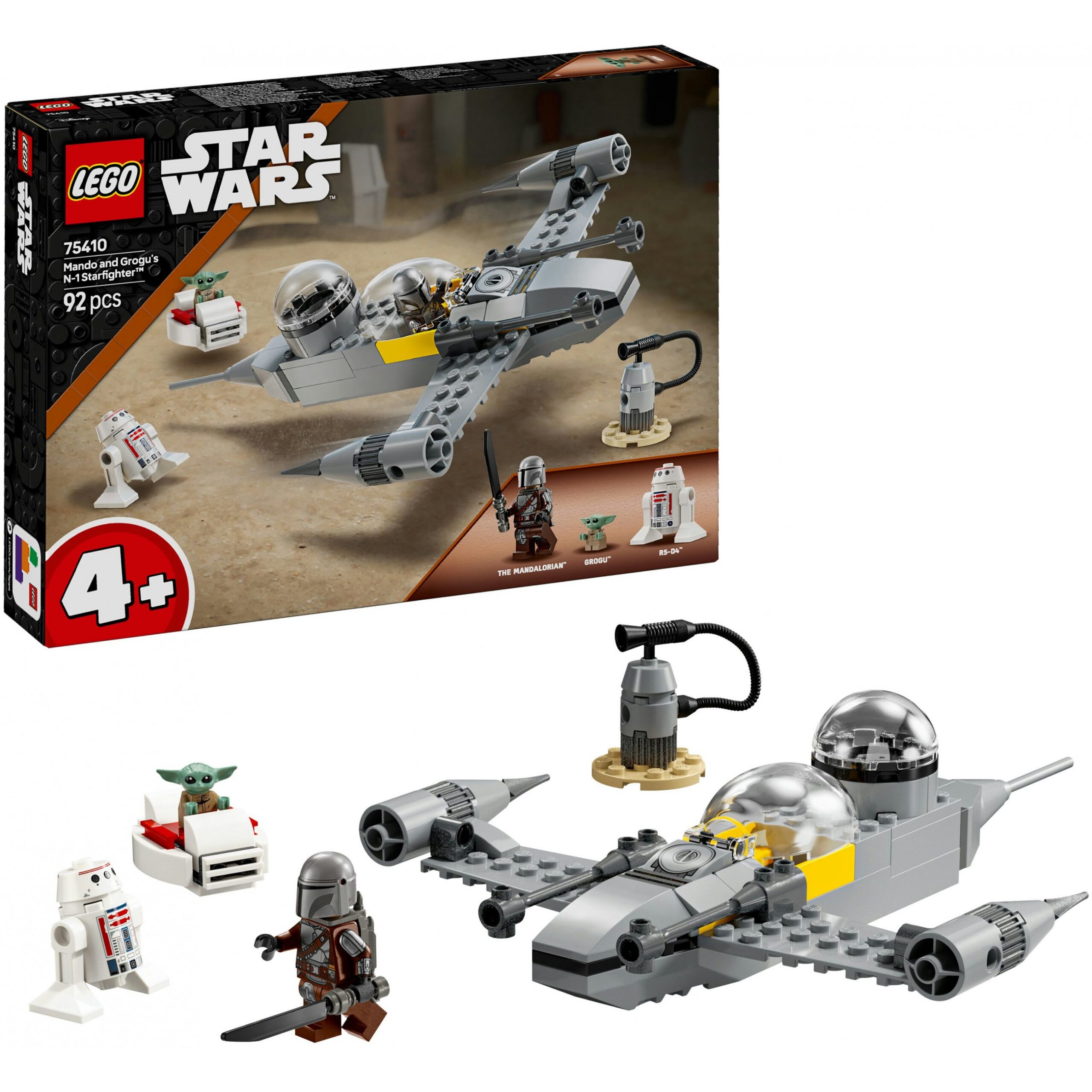 LEGO 75410 Star Wars Mando’s and Grogu’s N-1 Starfighter - Figura 3