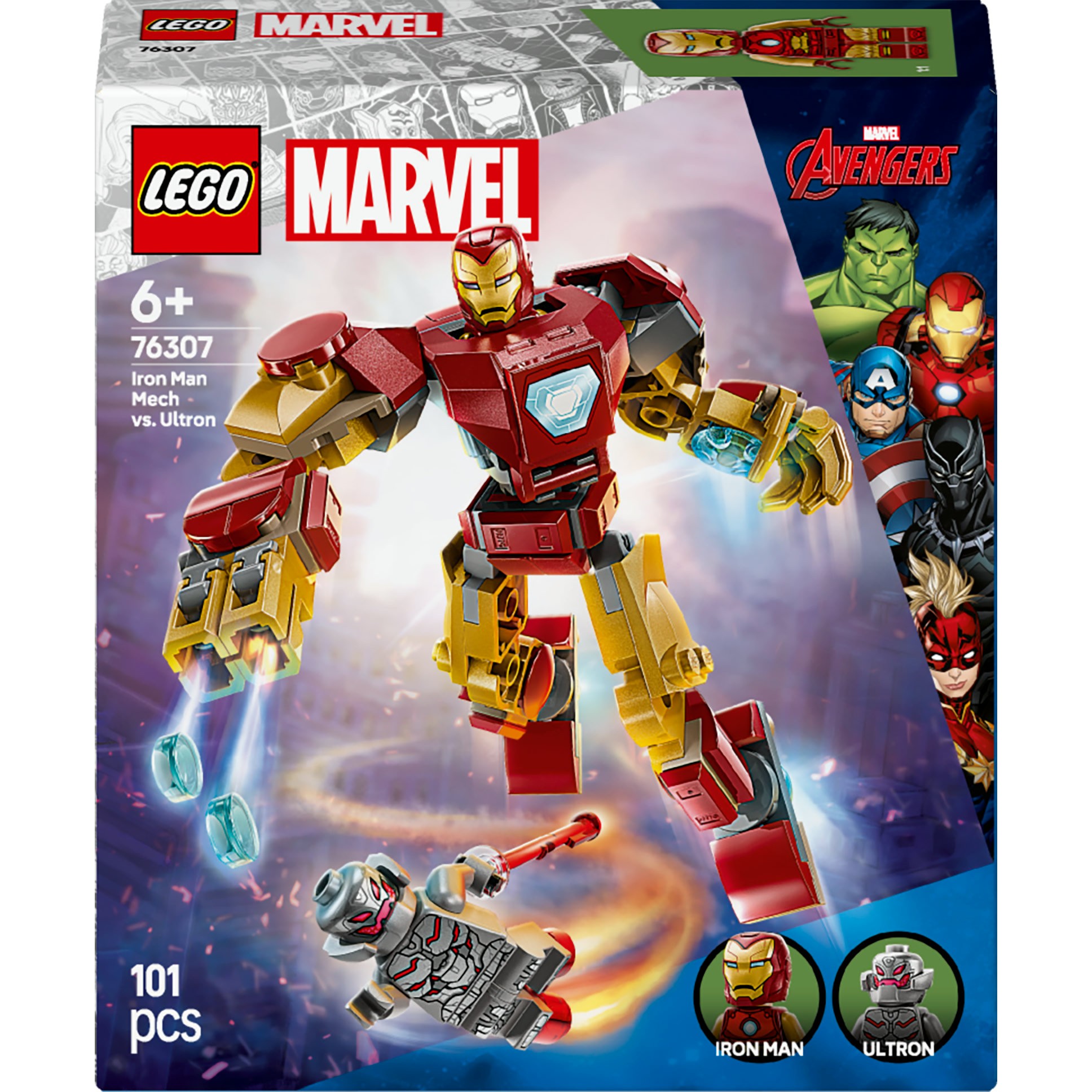 LEGO 76307 Marvel Super Heroes Iron Man Mech vs Ultron