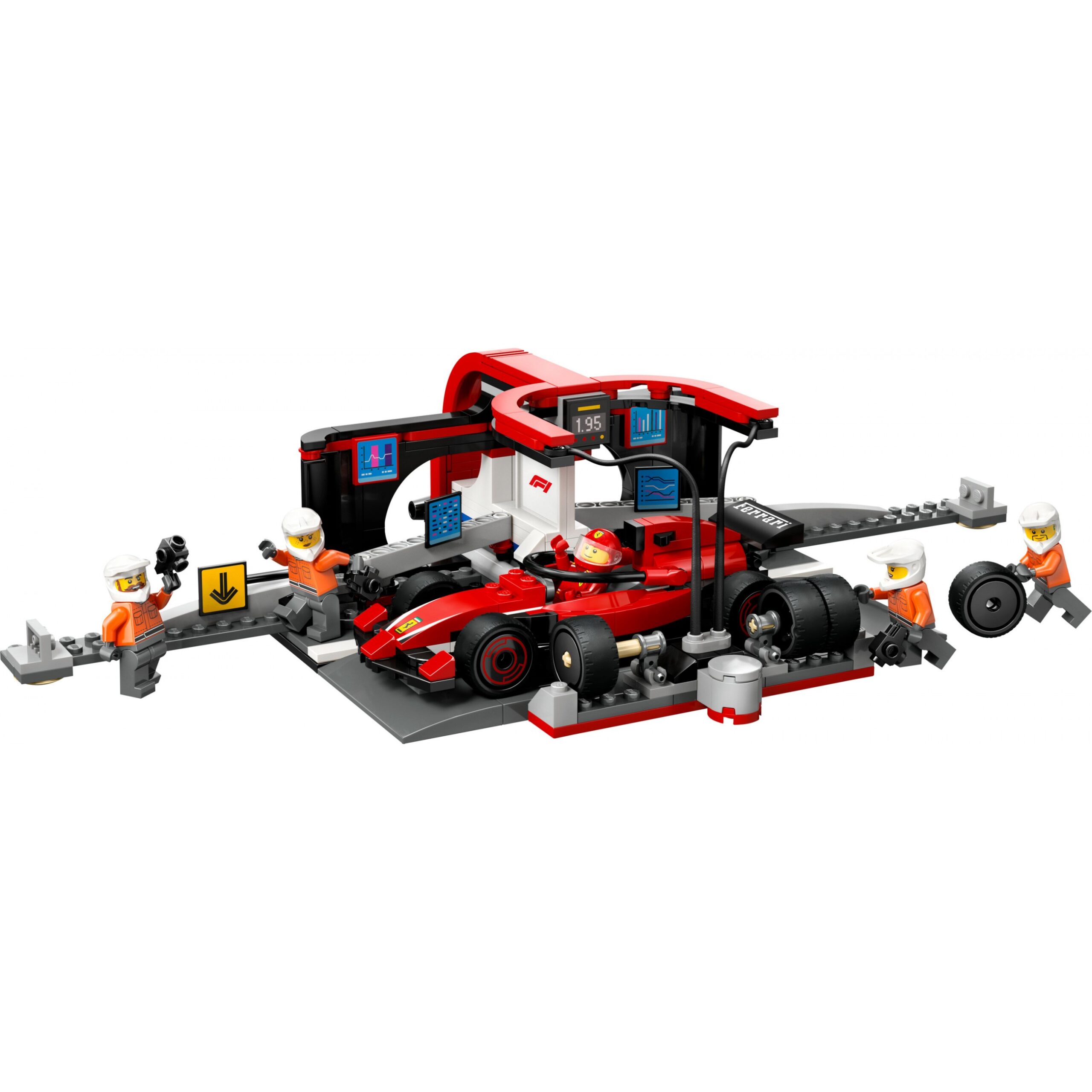 LEGO 60443 City F1 Pit Stop with Pit Crew and Ferrari Racer - Figura 2