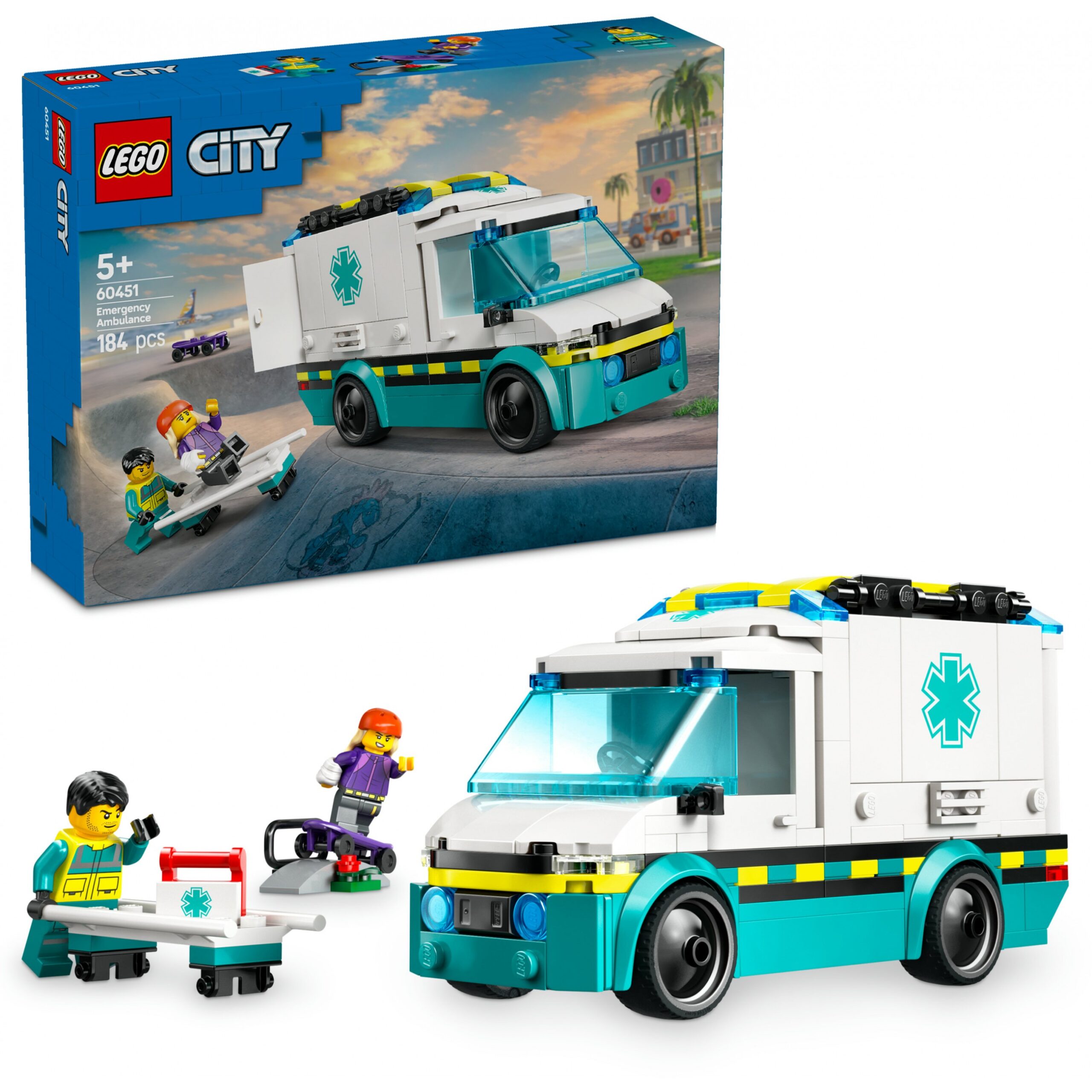 LEGO 60451 City Emergency Ambulance - Figura 3