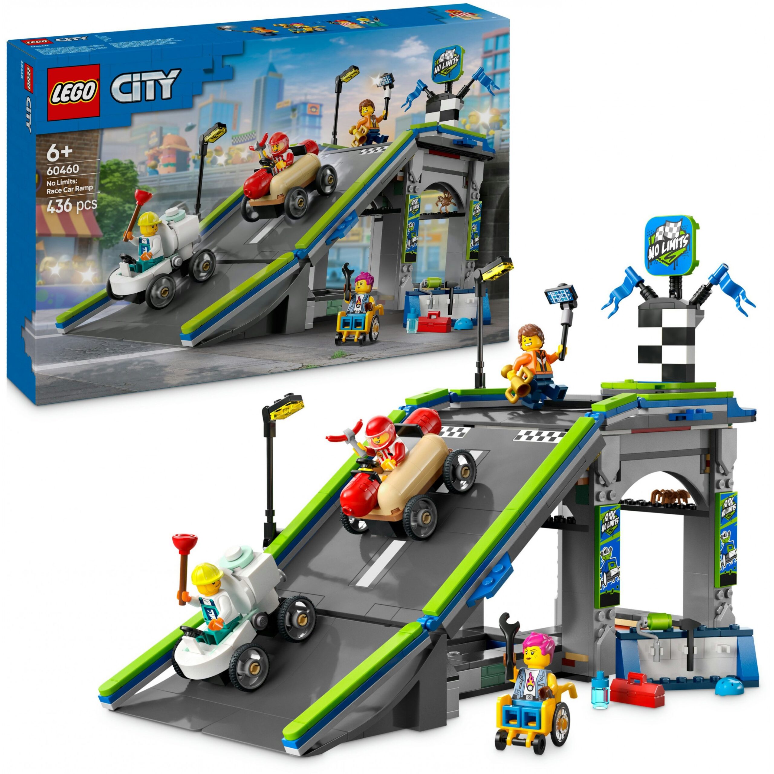 LEGO 60460 City No Limits: Soapbox Derby with Ramp - Figura 3
