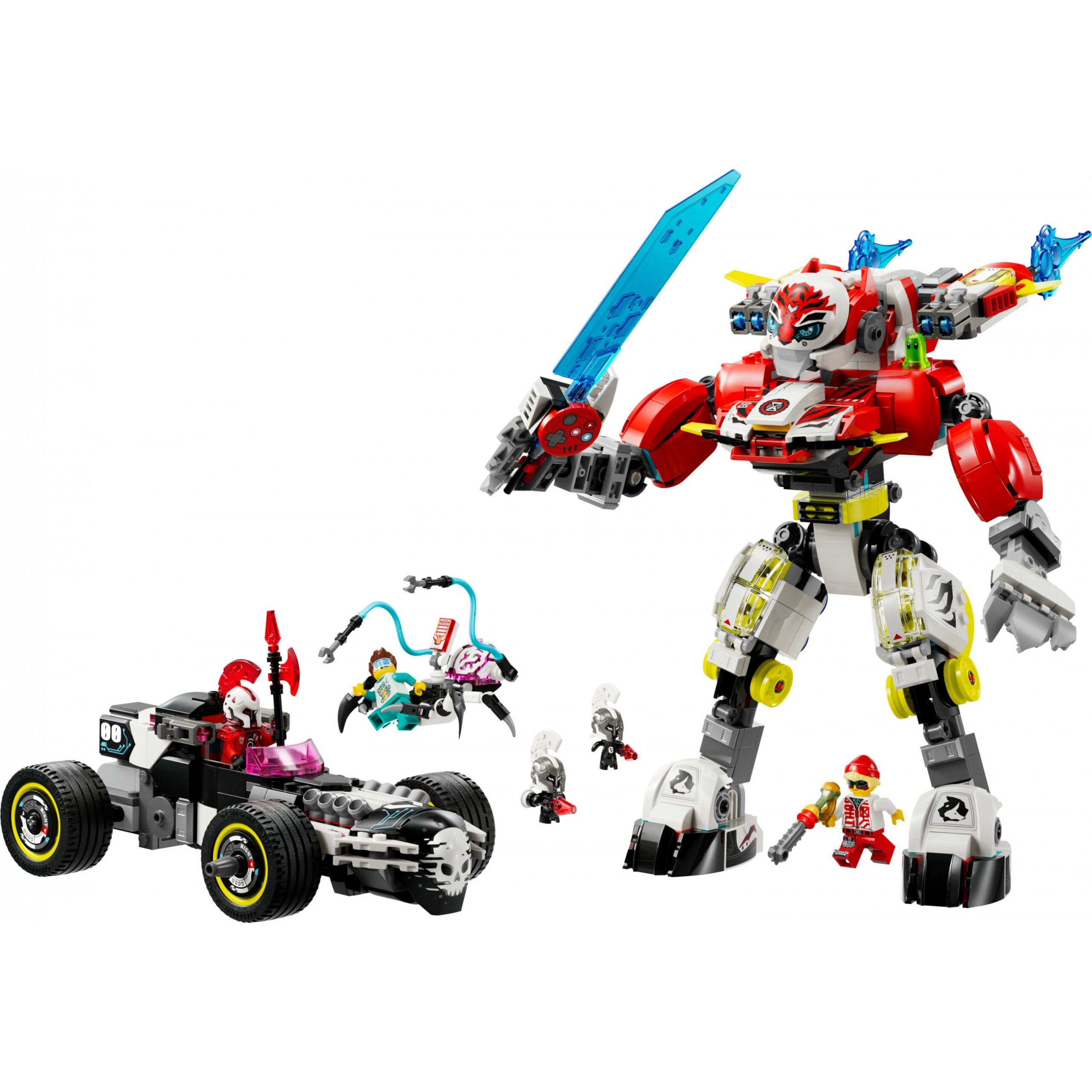 LEGO 71497 DREAMZzz Cooper's Tiger Mech & Zero's Hot Rod Car - Figura 2