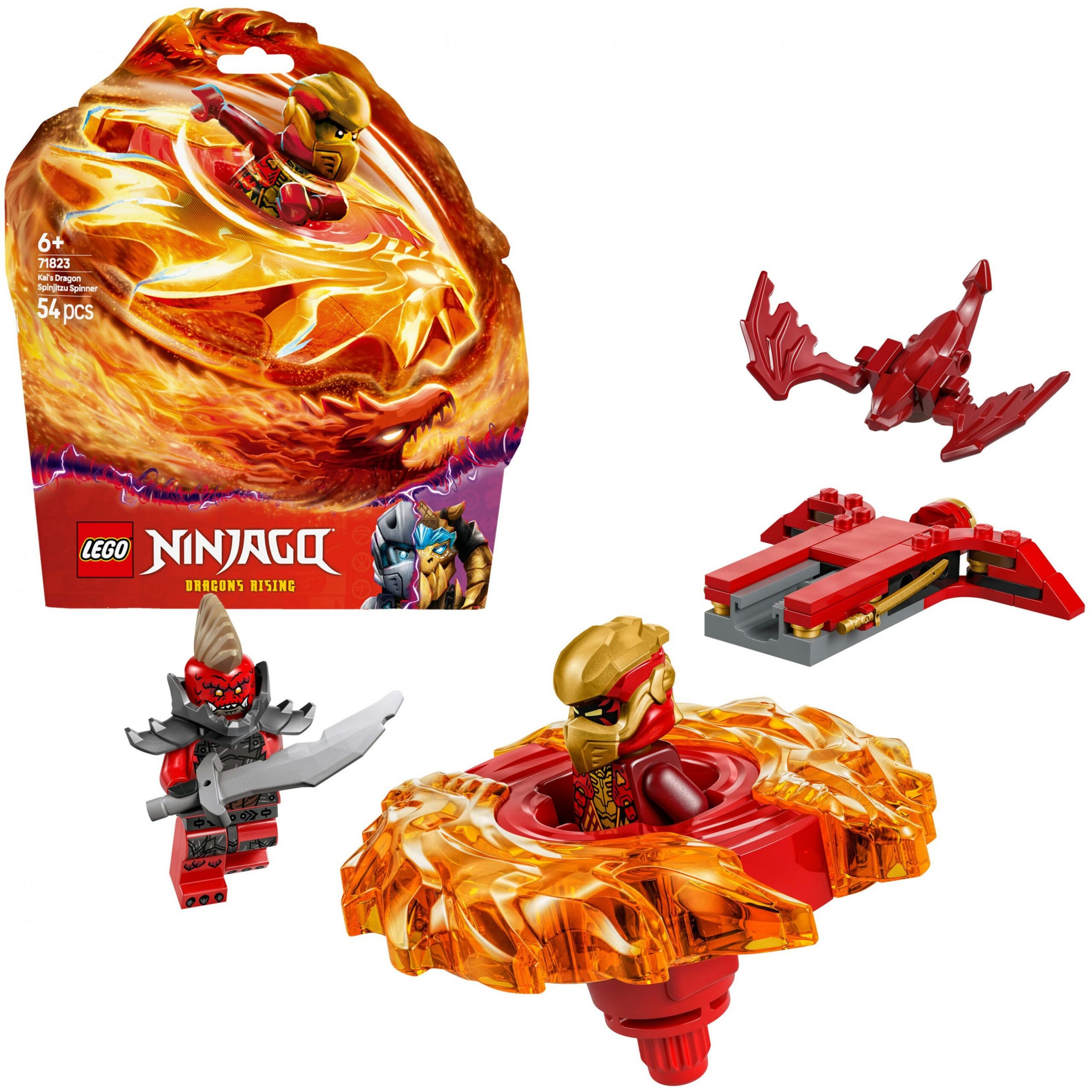 LEGO 71823 Ninjago Kai's Dragon Spinjitzu Spinner - Figura 3