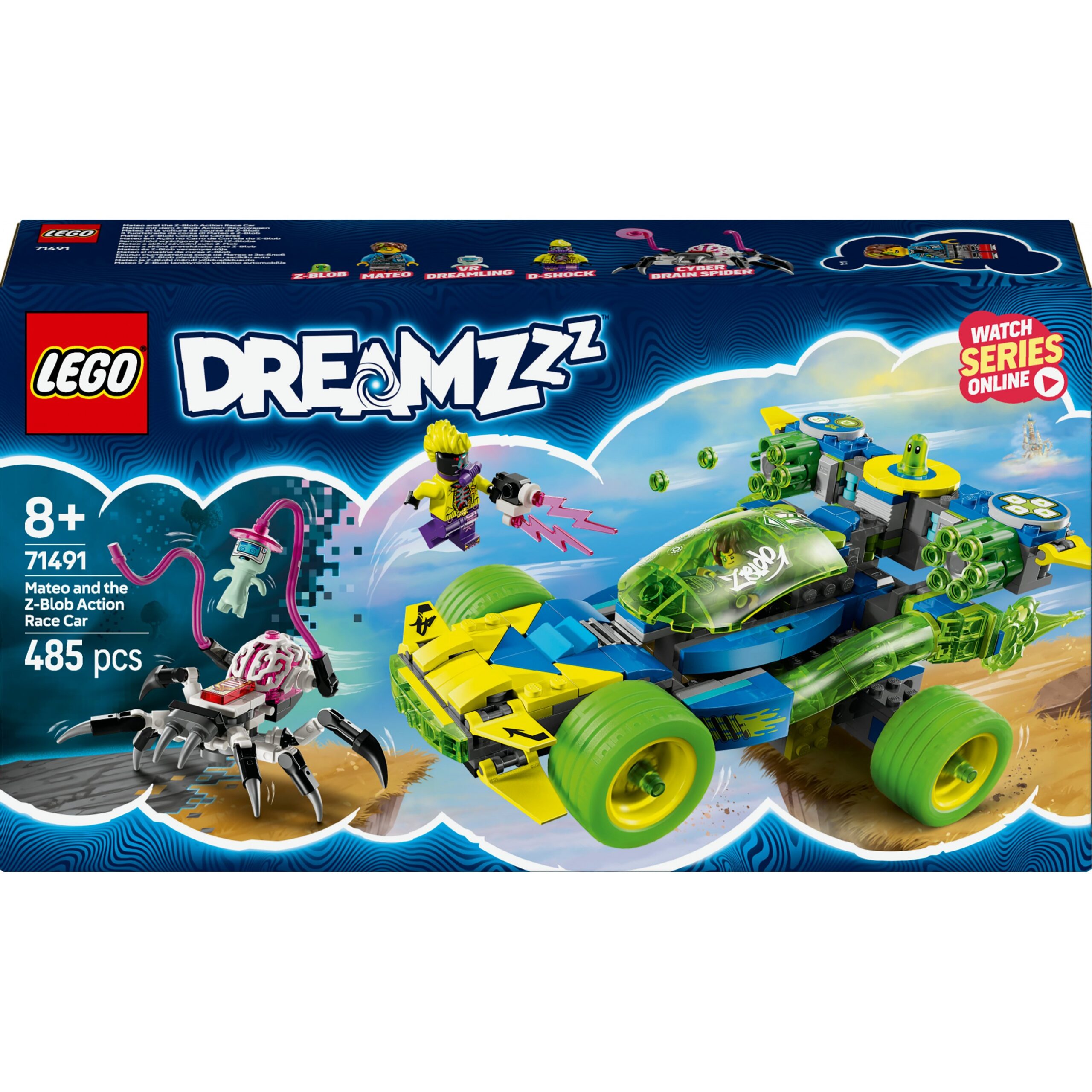 LEGO 71491 DREAMZzz Mateo and the Z-Blob Action Race Car