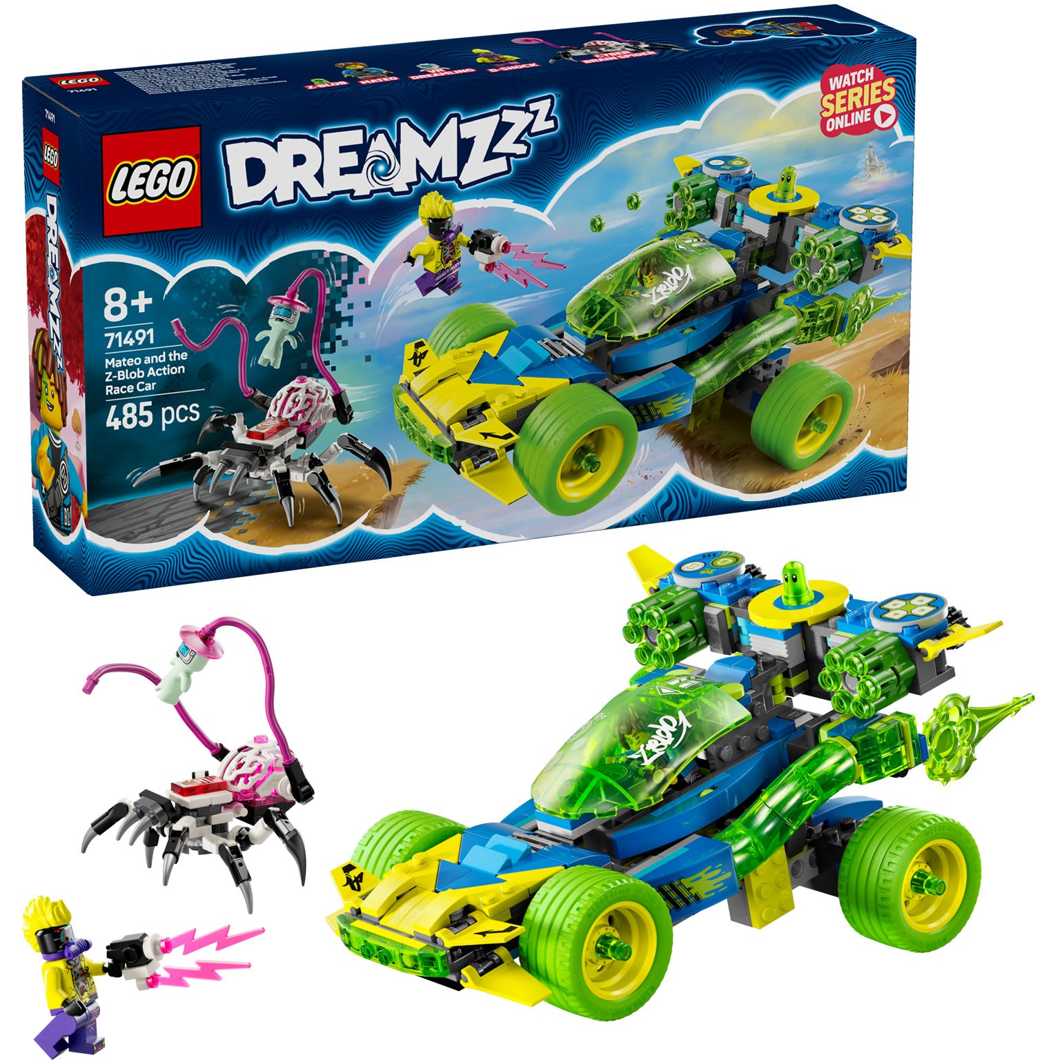 LEGO 71491 DREAMZzz Mateo and the Z-Blob Action Race Car - Figura 3