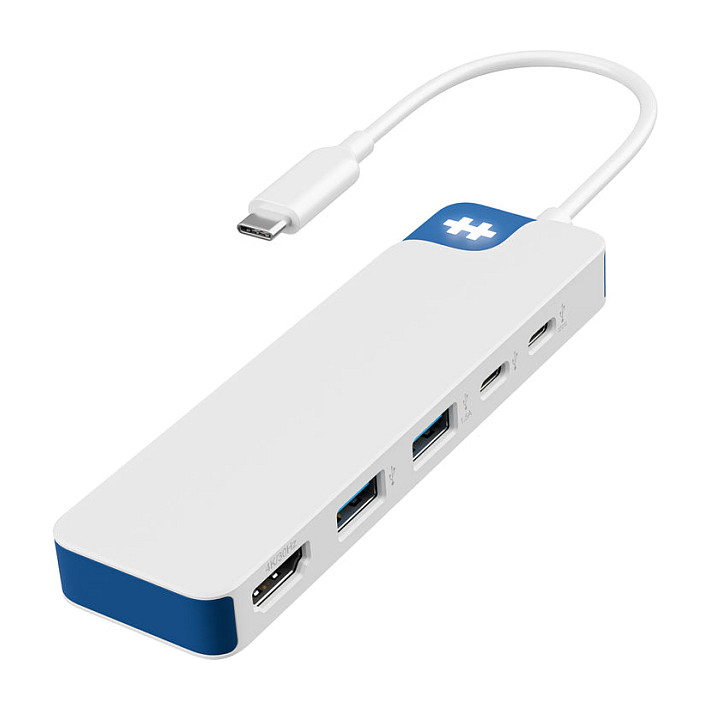 HUB Targus HyperDrive Flex / 5-Port USB-C - Bardhë / Blu