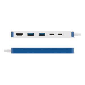 HUB Targus HyperDrive Flex / 5-Port USB-C – Bardhë / Blu 8