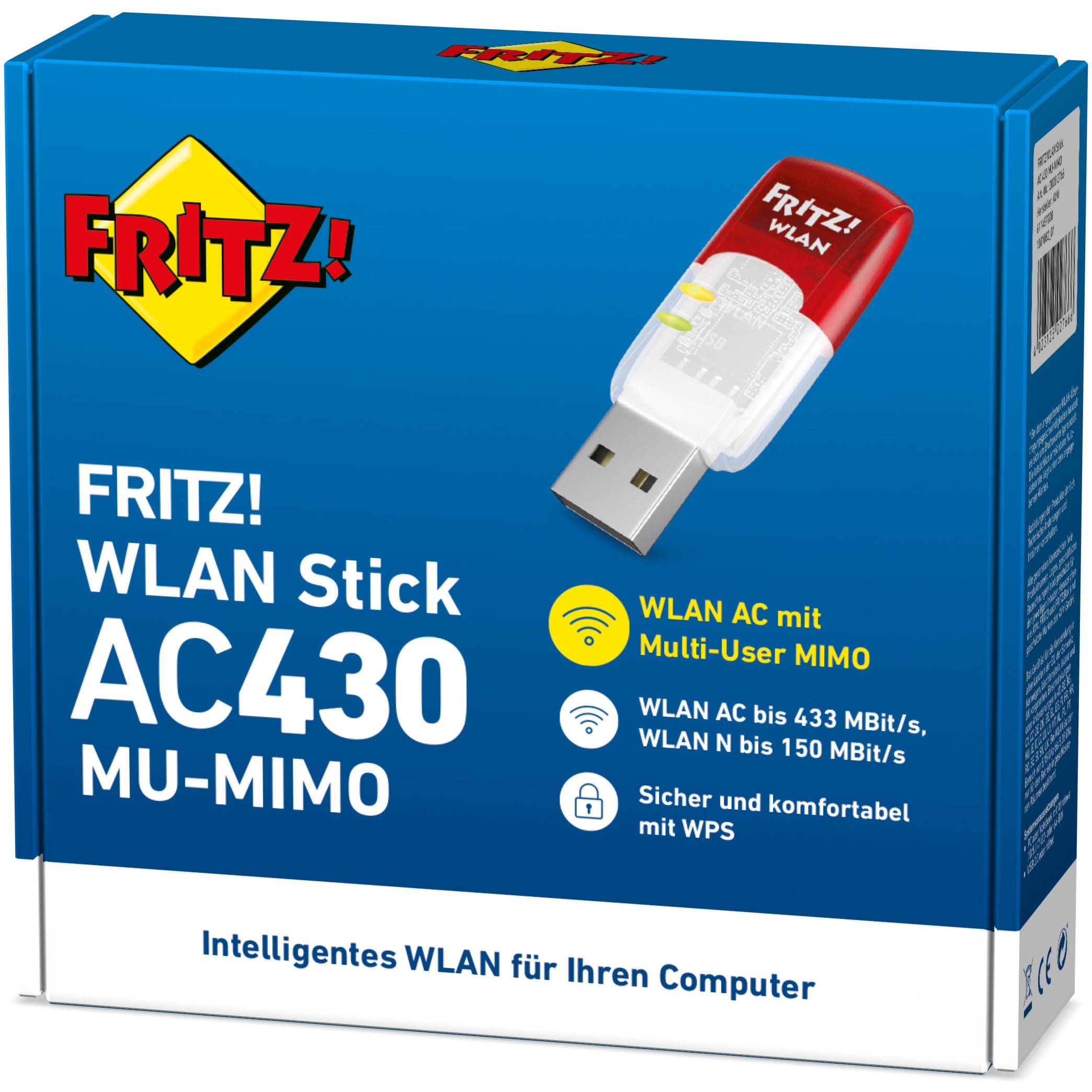 Adapter FRITZ!WLAN / USB Stick / AC 430 / MU-MIMO - Figura 3